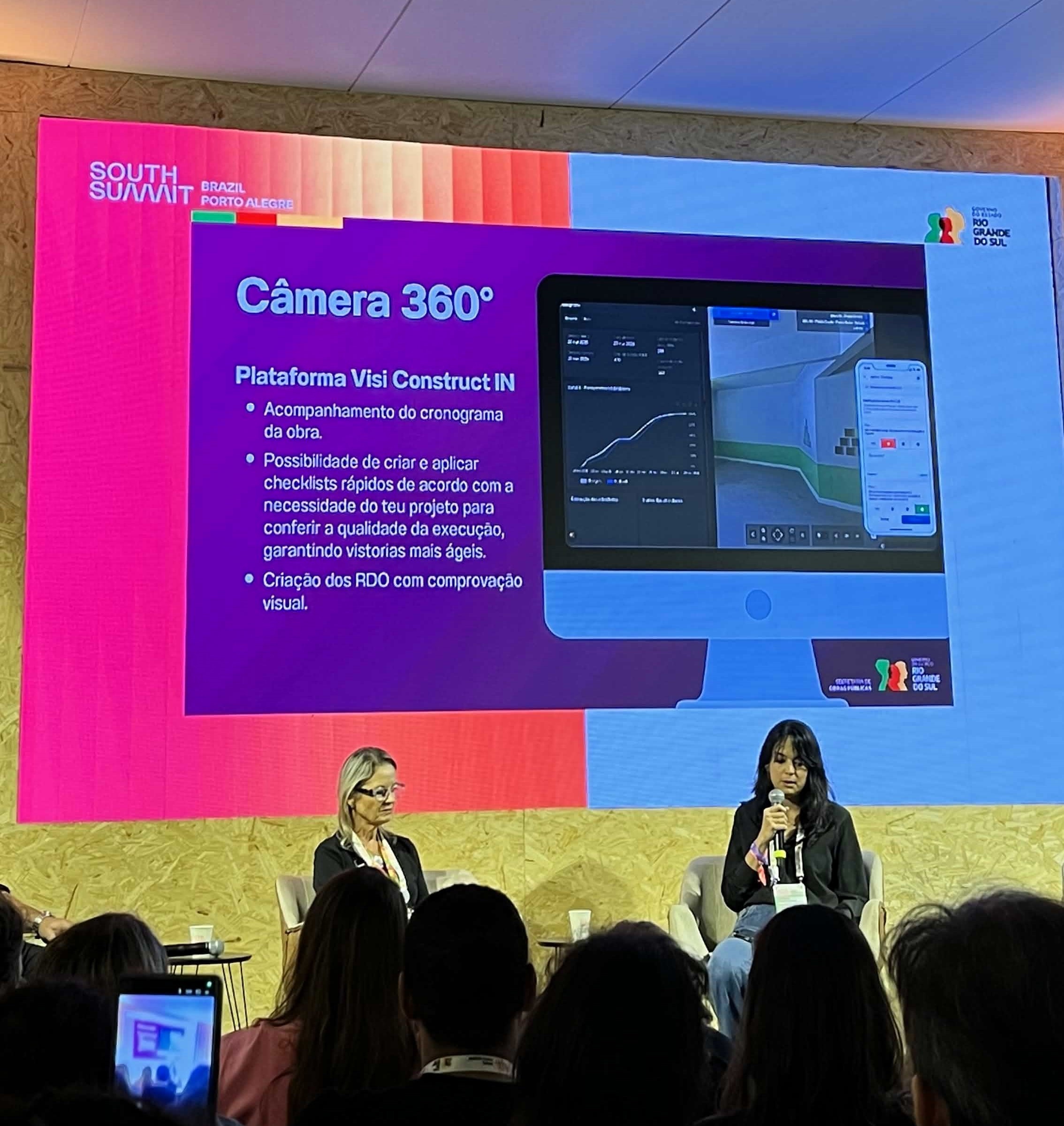 Câmera 360º usada na Secretaria de Obras Públicas do RS