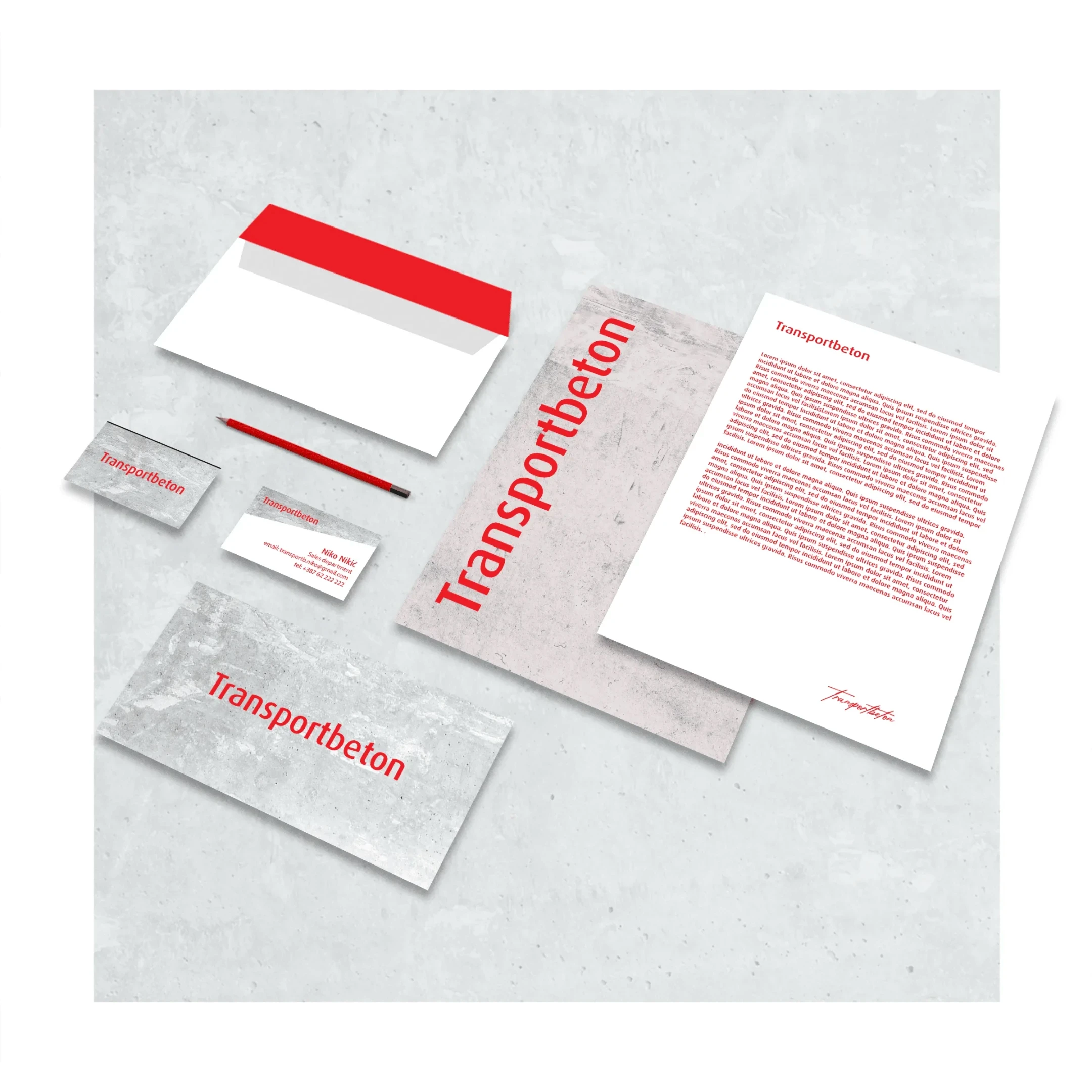 transport beton design