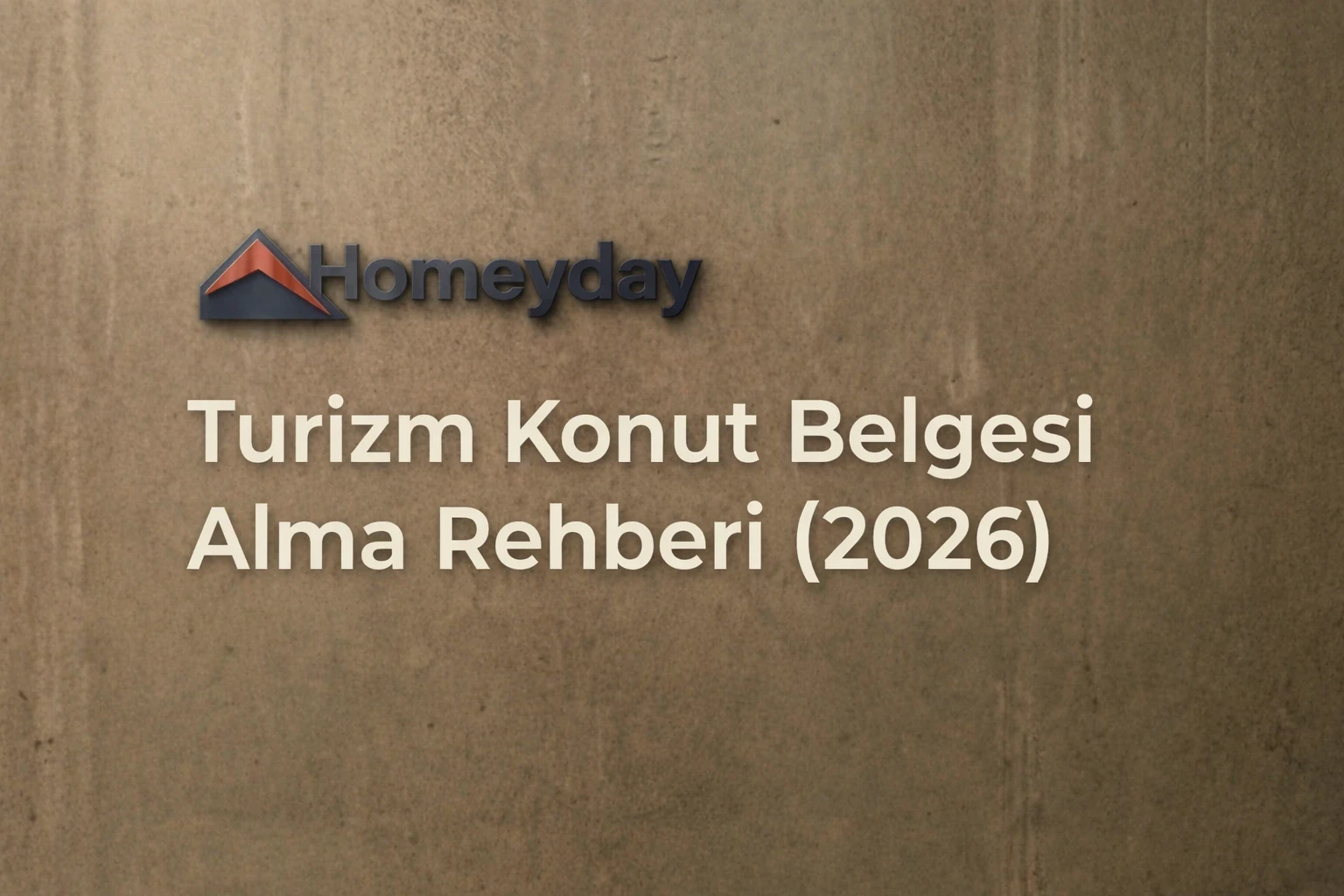 turizm konut belgesi nasıl alınır