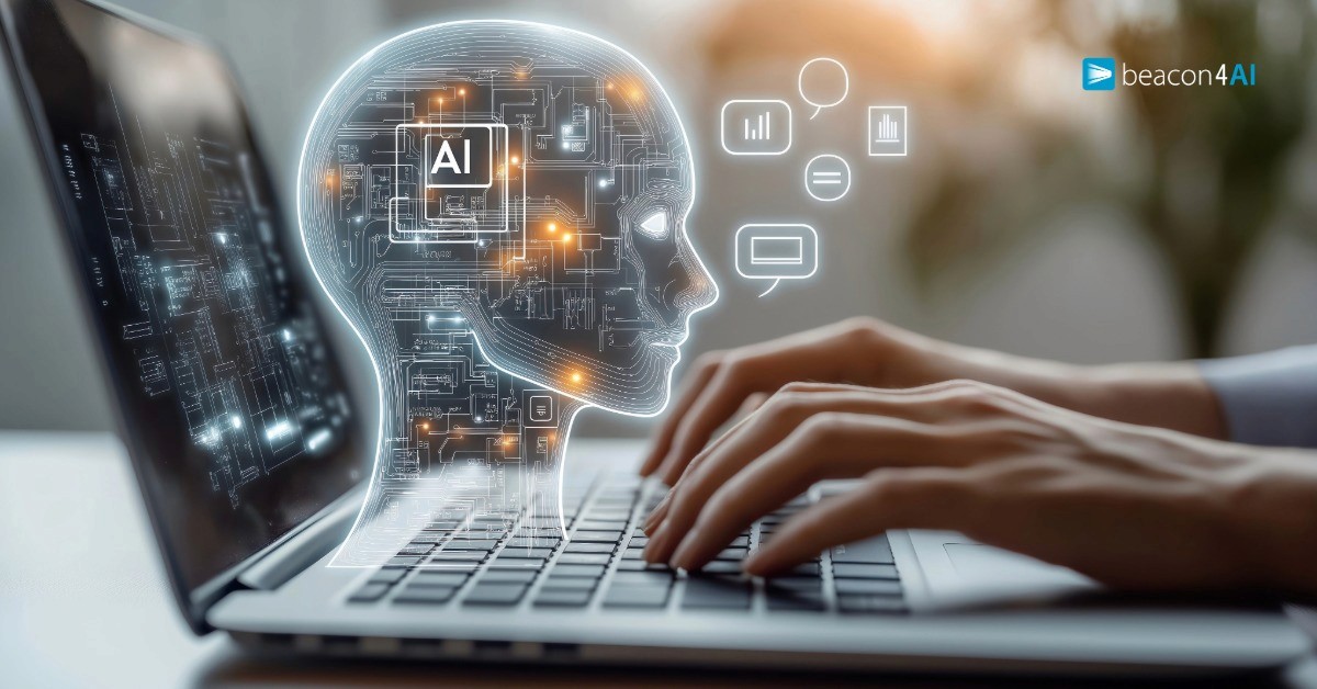 Graphic about small business visibility in AI search