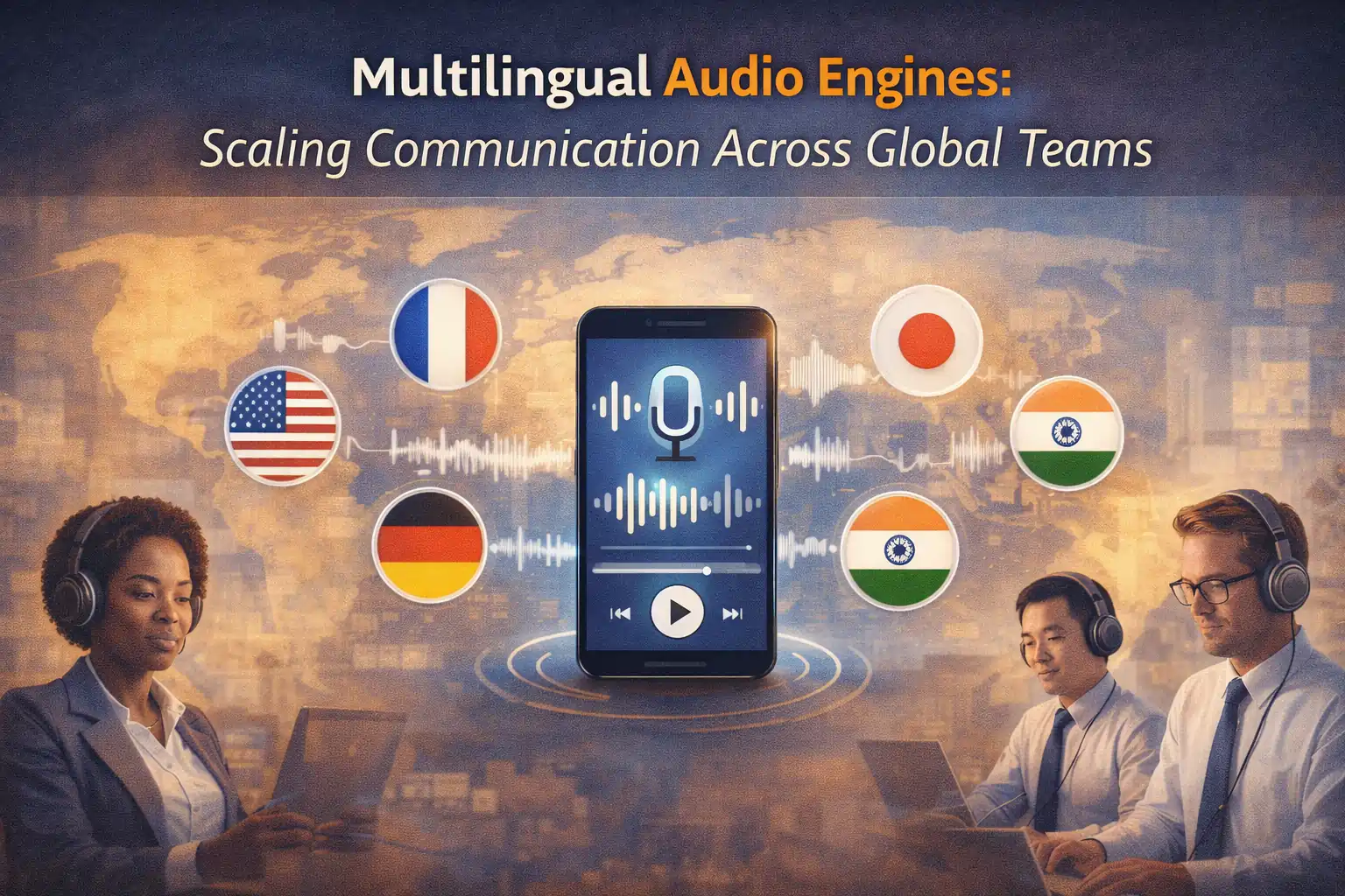 Global communication through multilingual audio technology