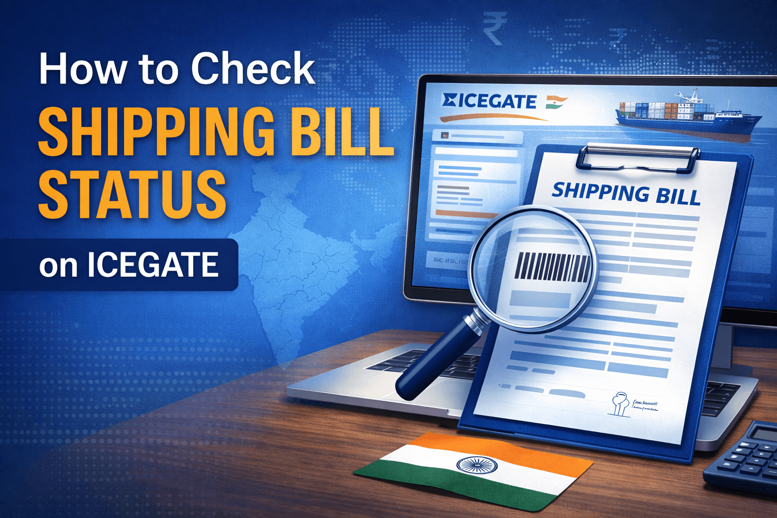 Infinity|How to Check Shipping Bill Status on ICEGATE