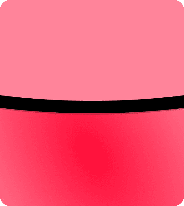 Red background card with a black stripe