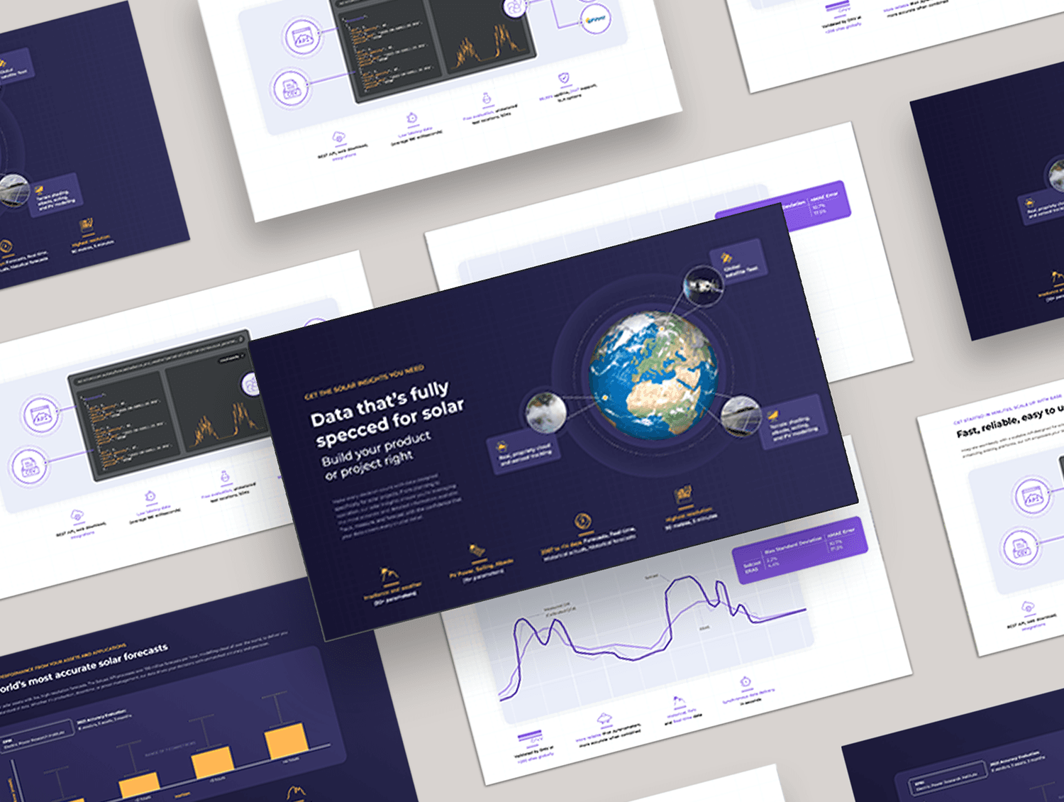 Solcast presentation asset design by DesignGuru