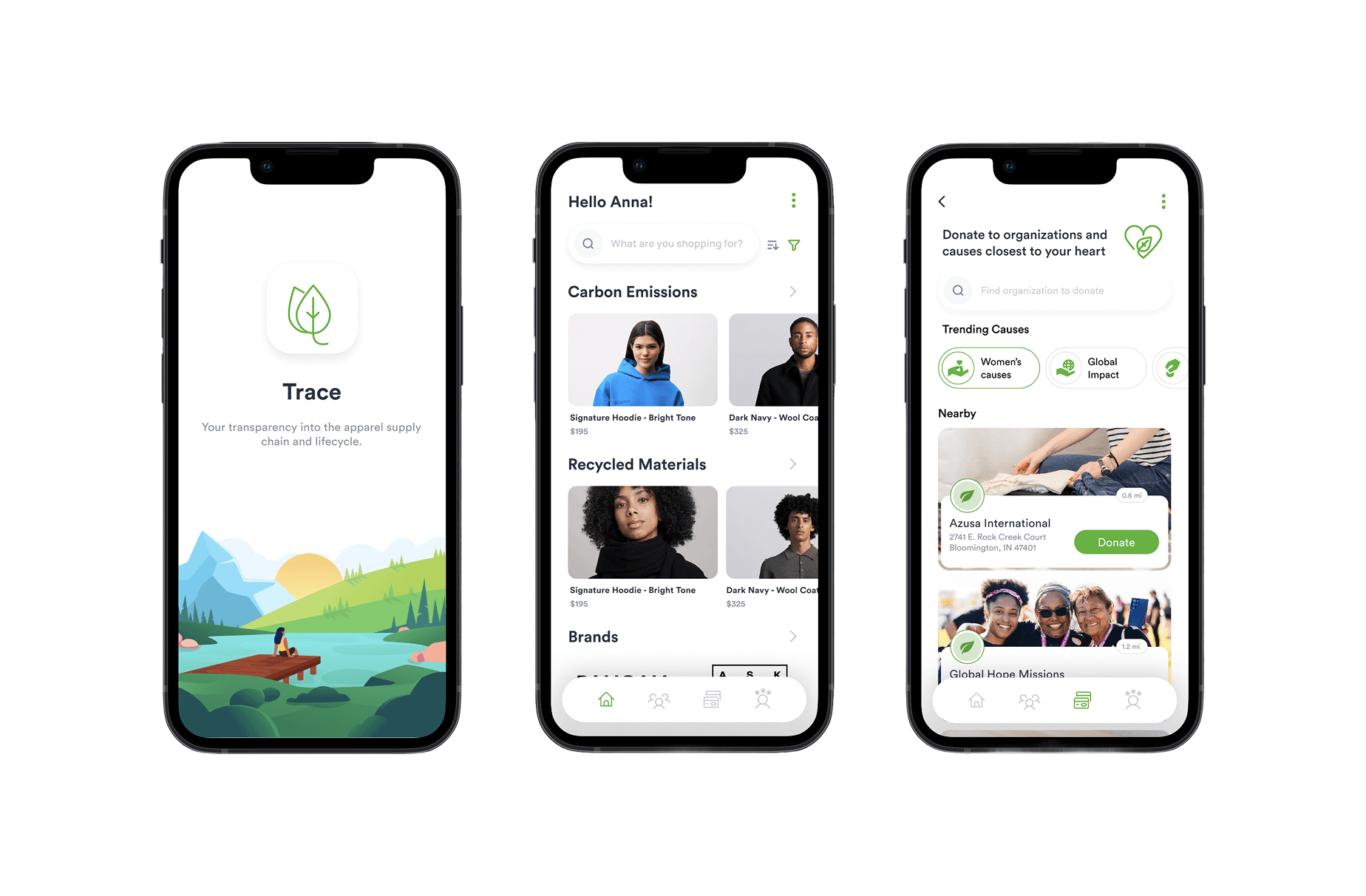 Hand holding phone with saving goal app interface. Financial planning concept.