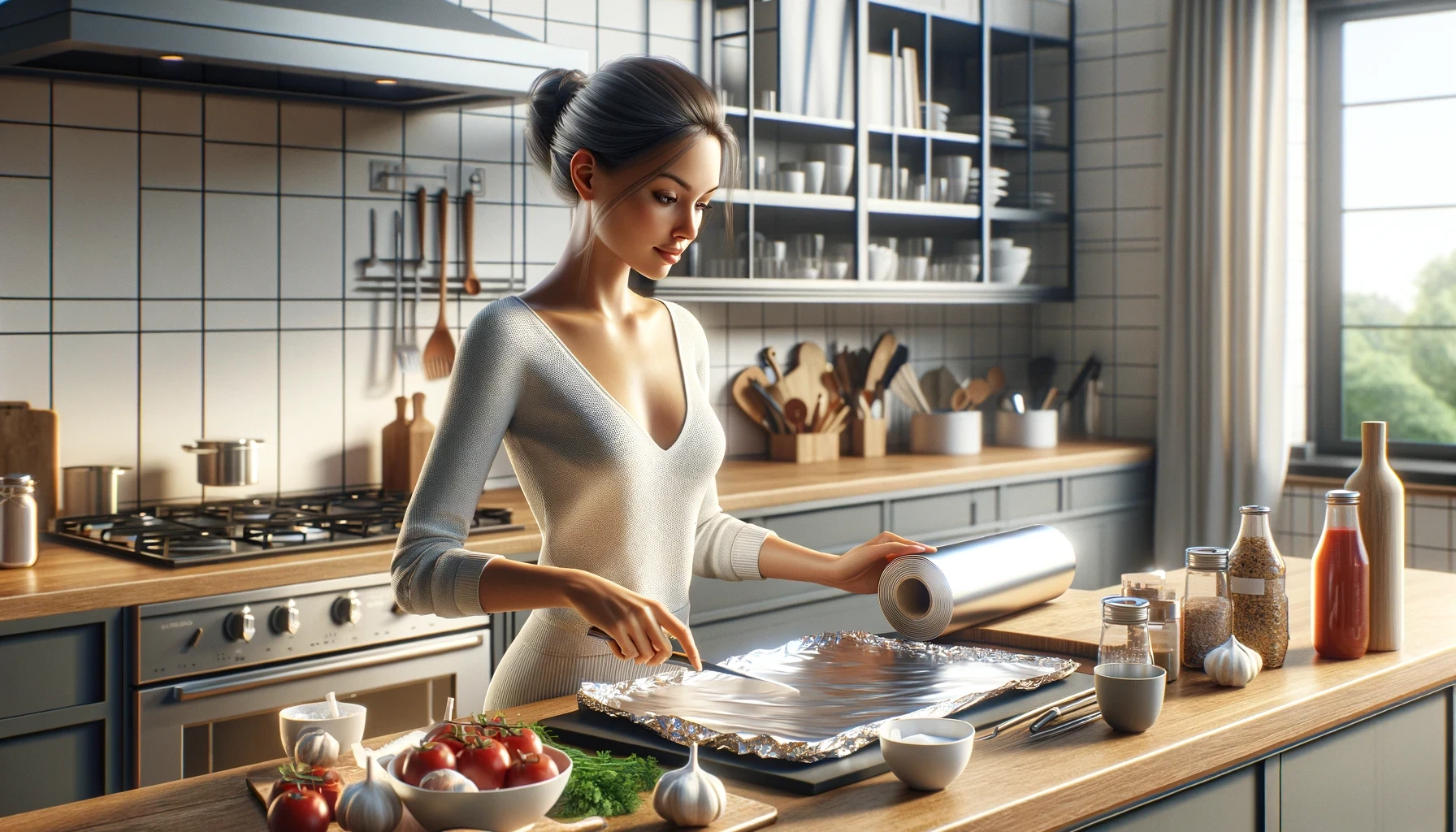Does cooking with aluminum foil increase the risk for Alzheimers disease?