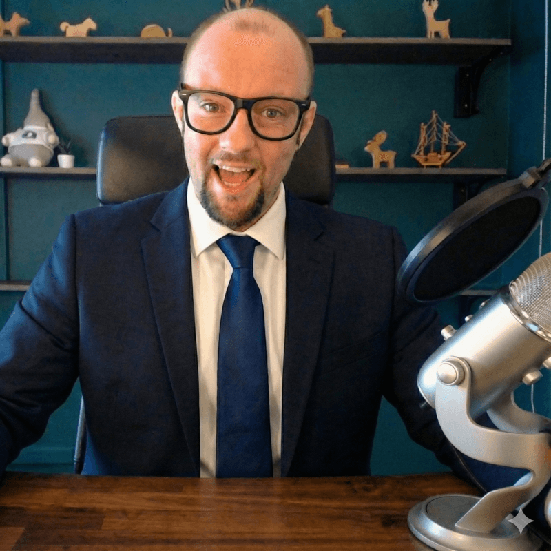 Profile picture of Ignasi (Iggy) Albero, Brand Lead at Web3 Foundation, against a blue background.