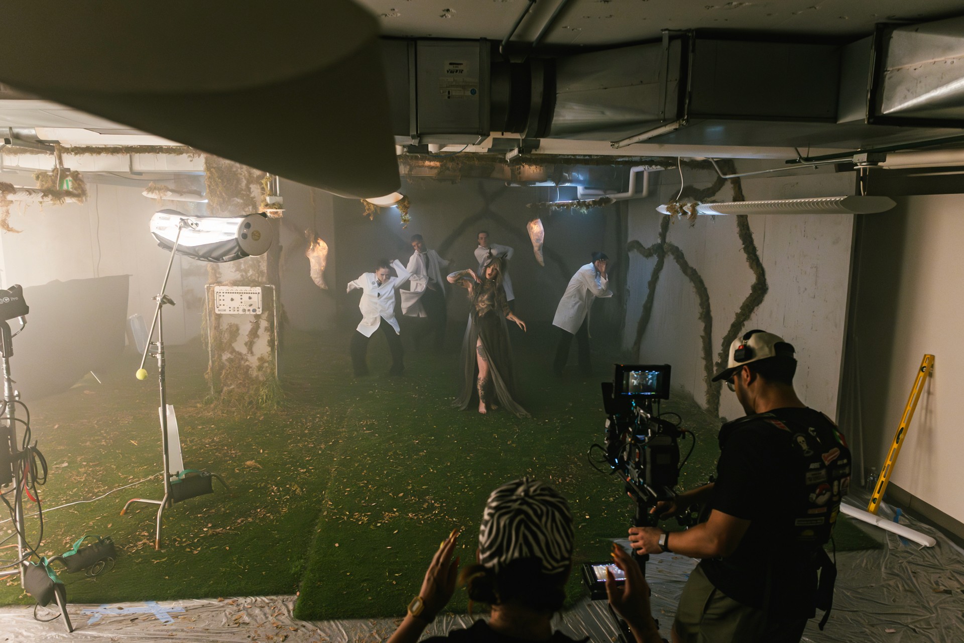 Mothica behind the scenes evergreen music video steadicam