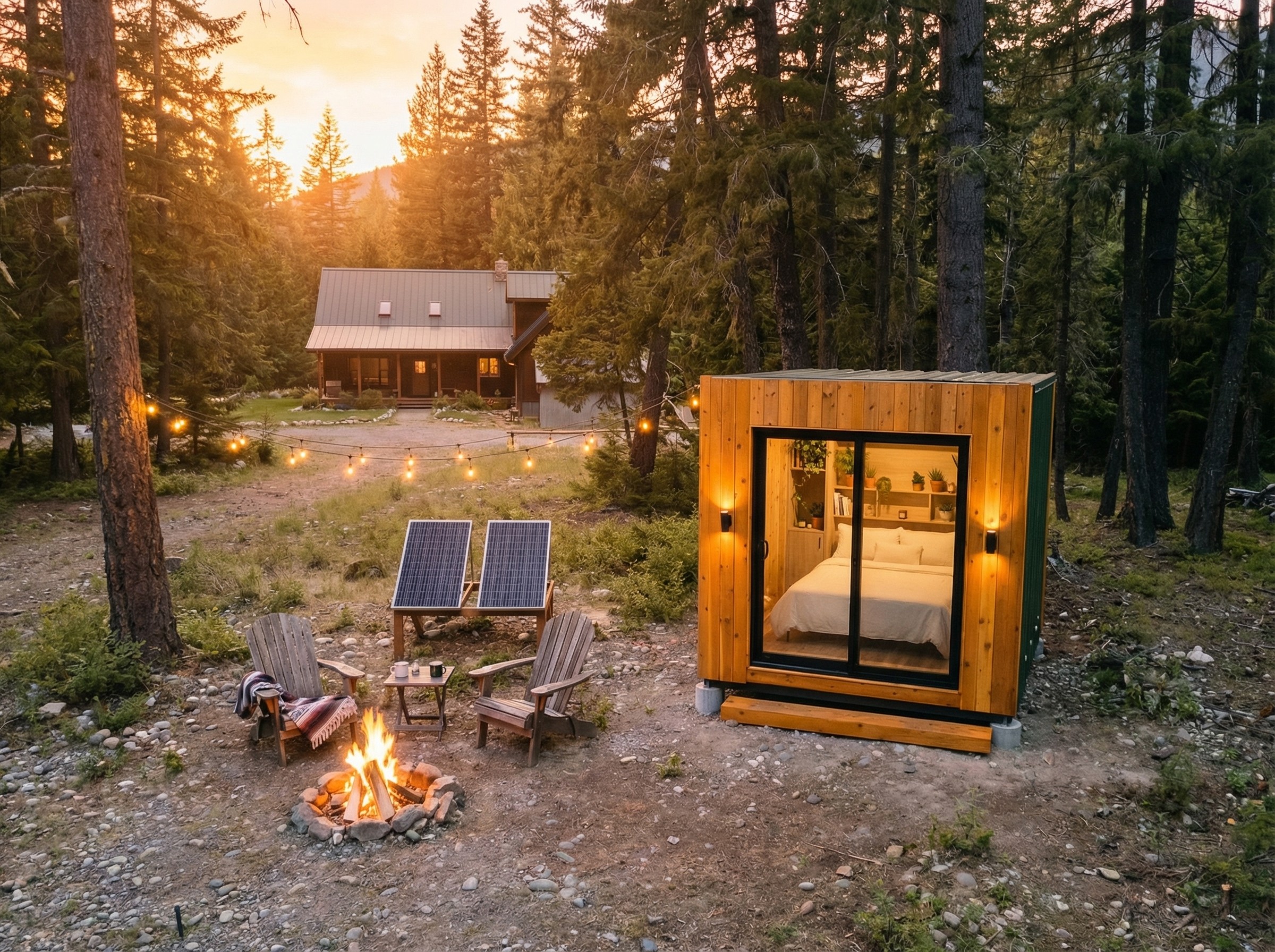 dojo render in the forest