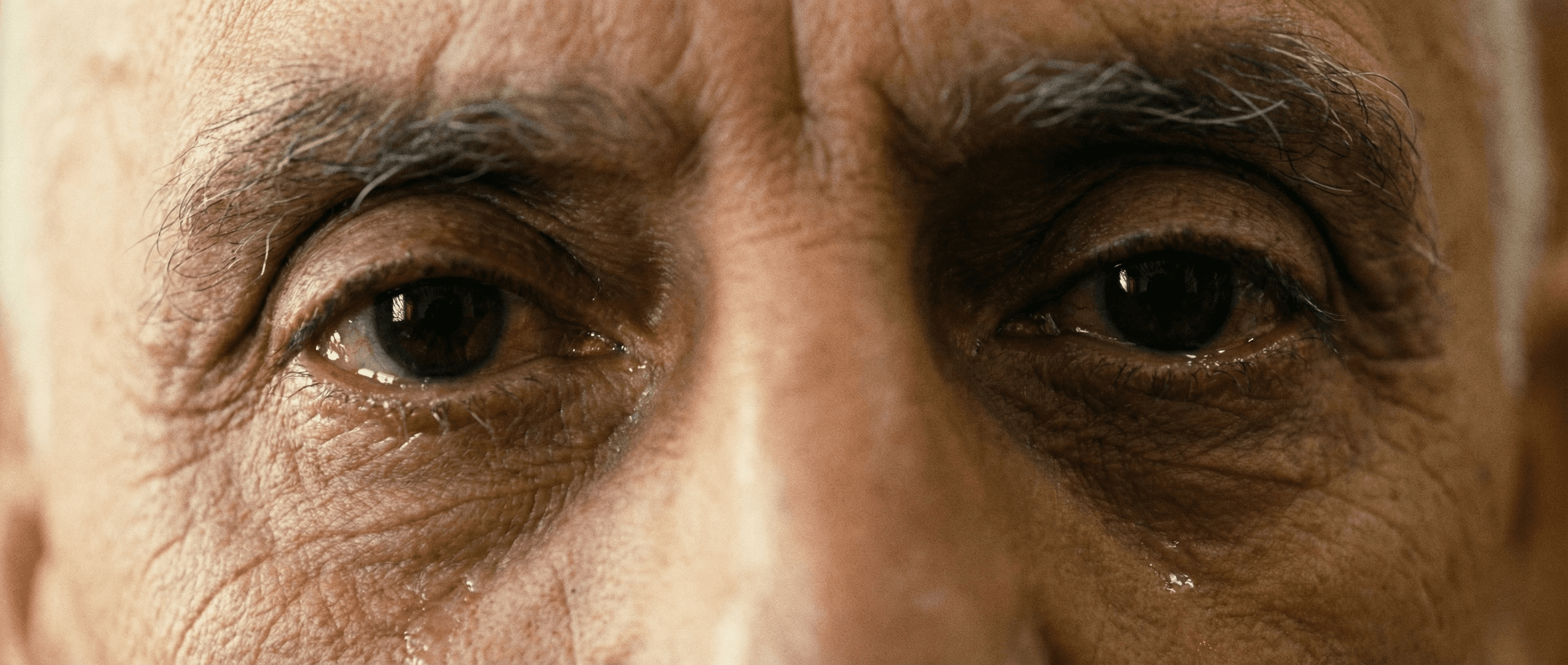 Close portrait of an older man