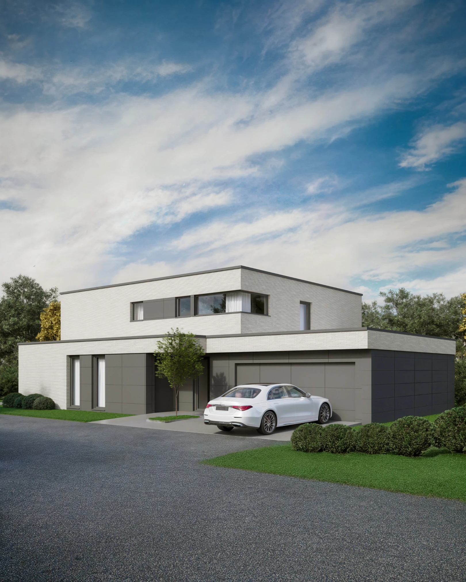 Villa BT von vorne rechts