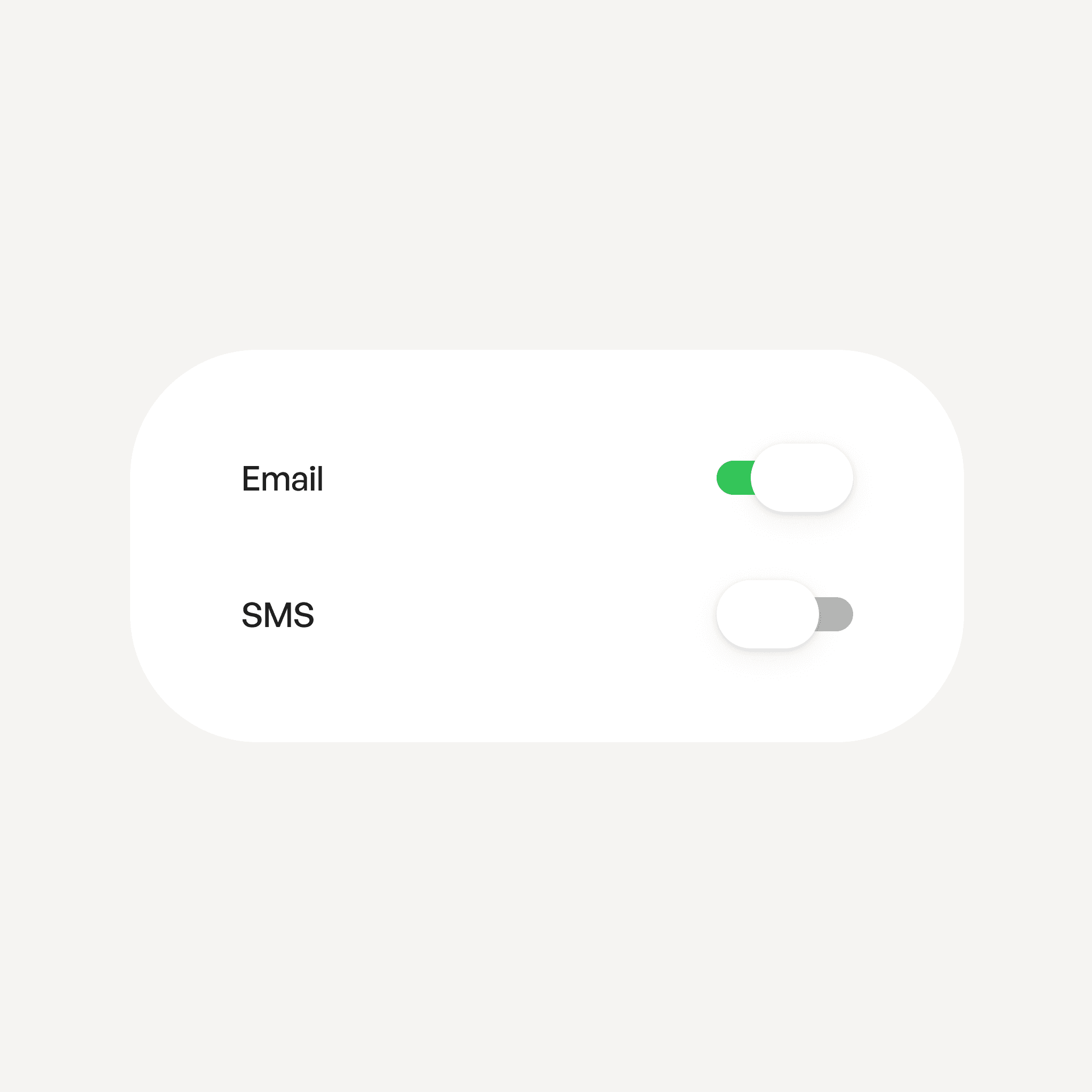 Toggle UI components
