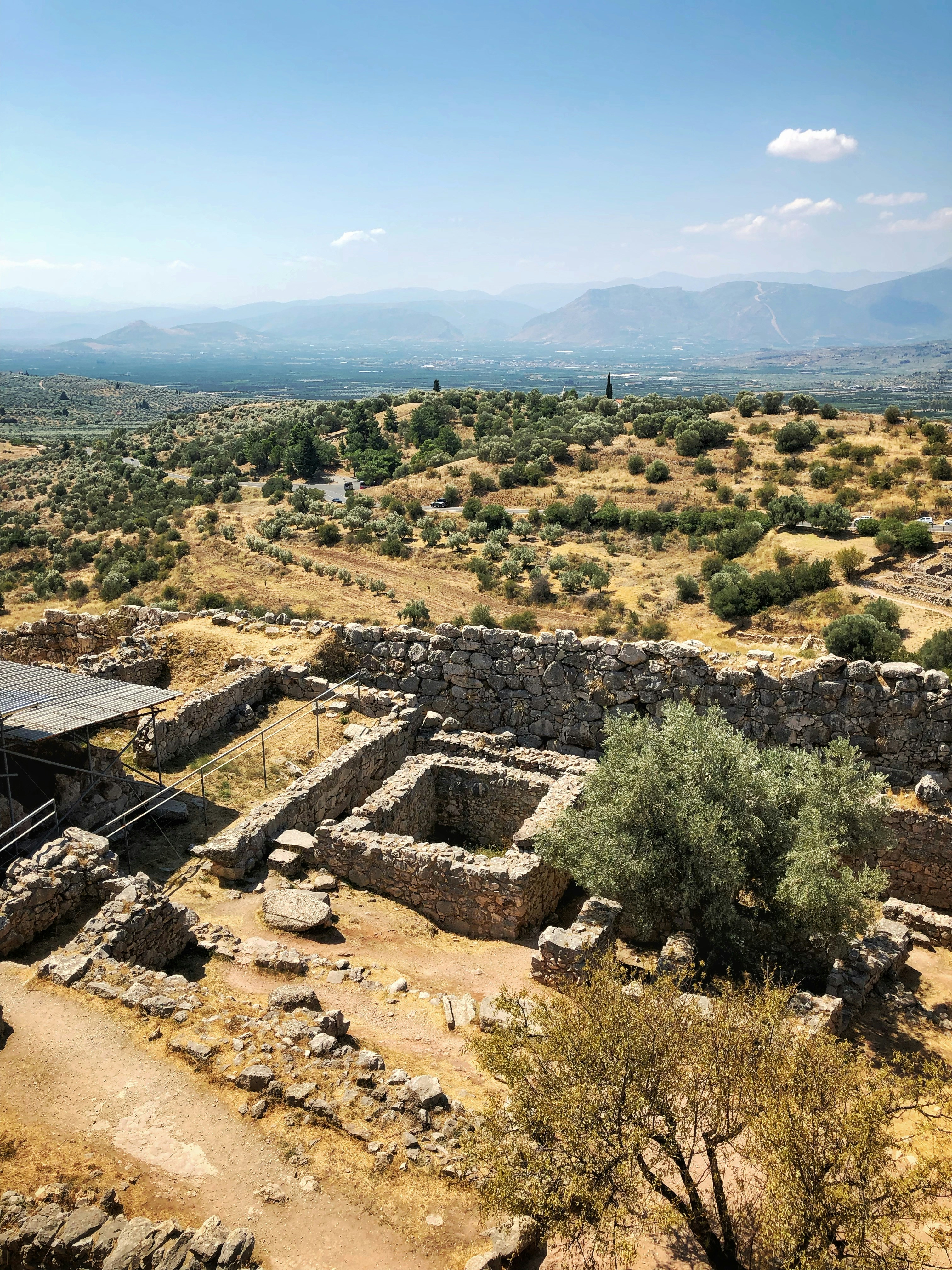 Trockenmauer Mykene