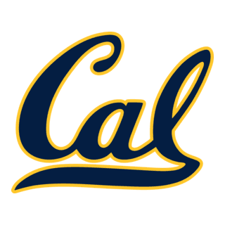 The image features the Cal Golden Bears logo, prominently displaying the word "Cal" in navy blue with a distinctive gold outline, representing the University of California, Berkeley.