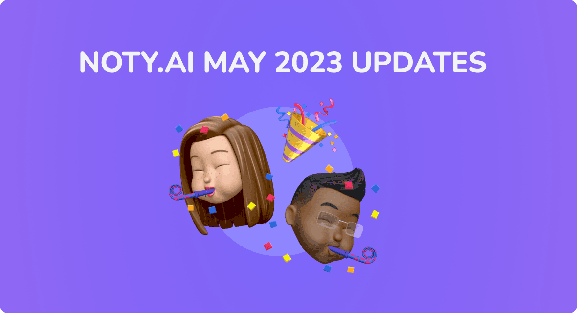 May 2023 Updates —