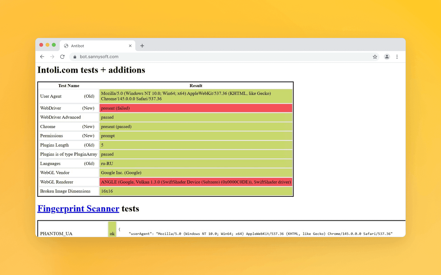 Stealth and anti-detection