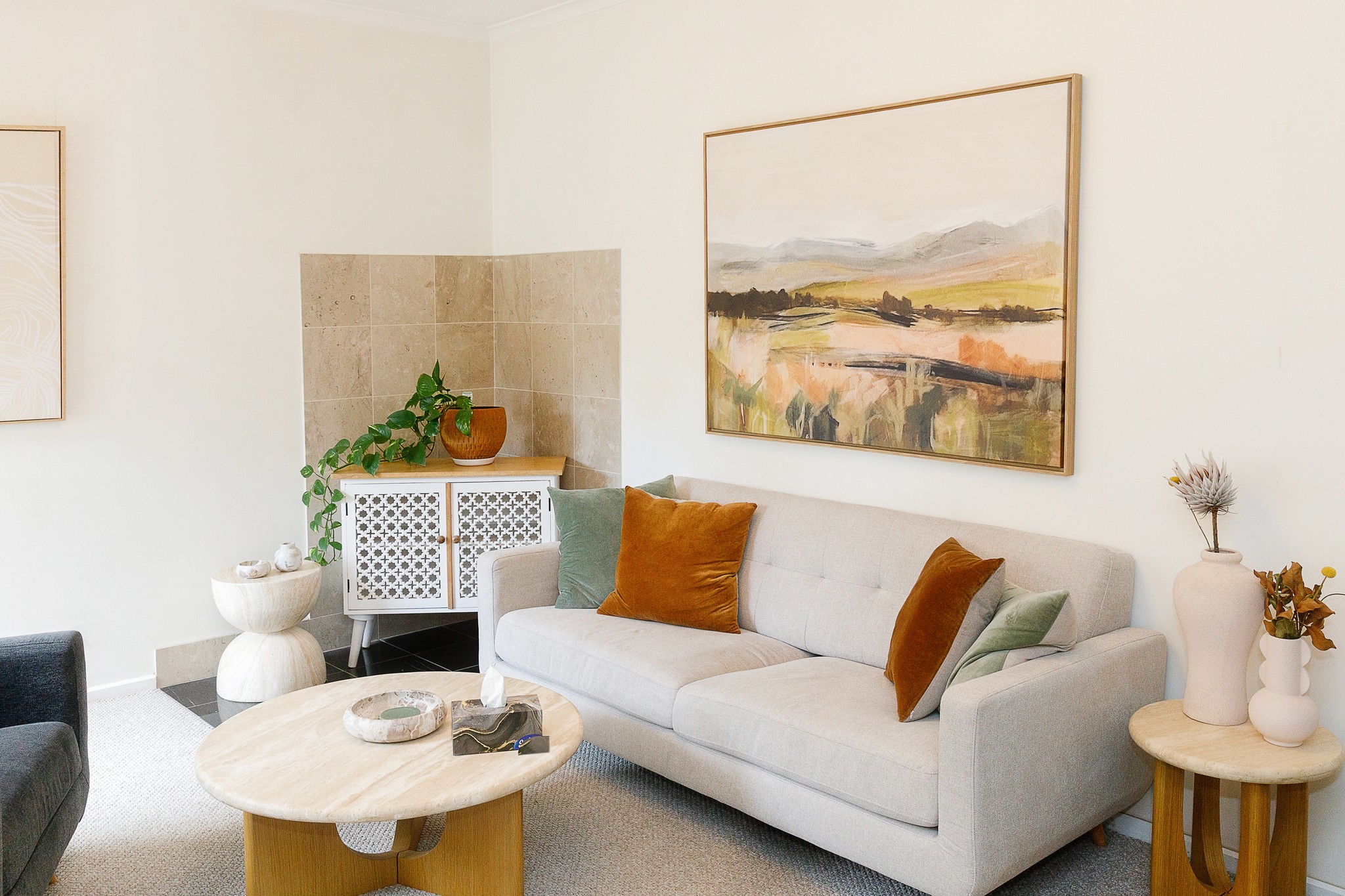 friendly female pediatrician touches shoulder teenage