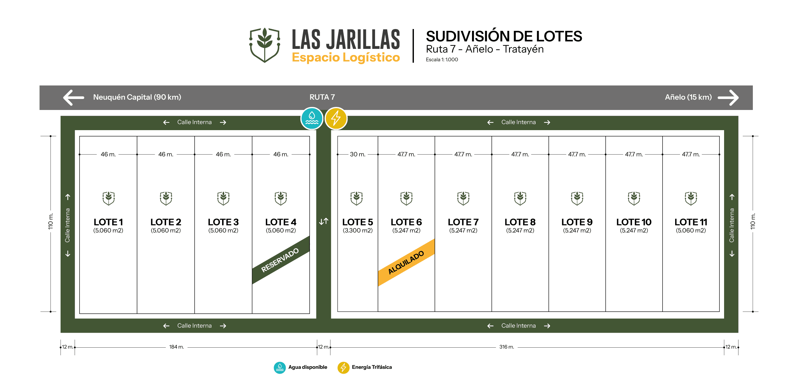Plano de Centro Logistico Añelo