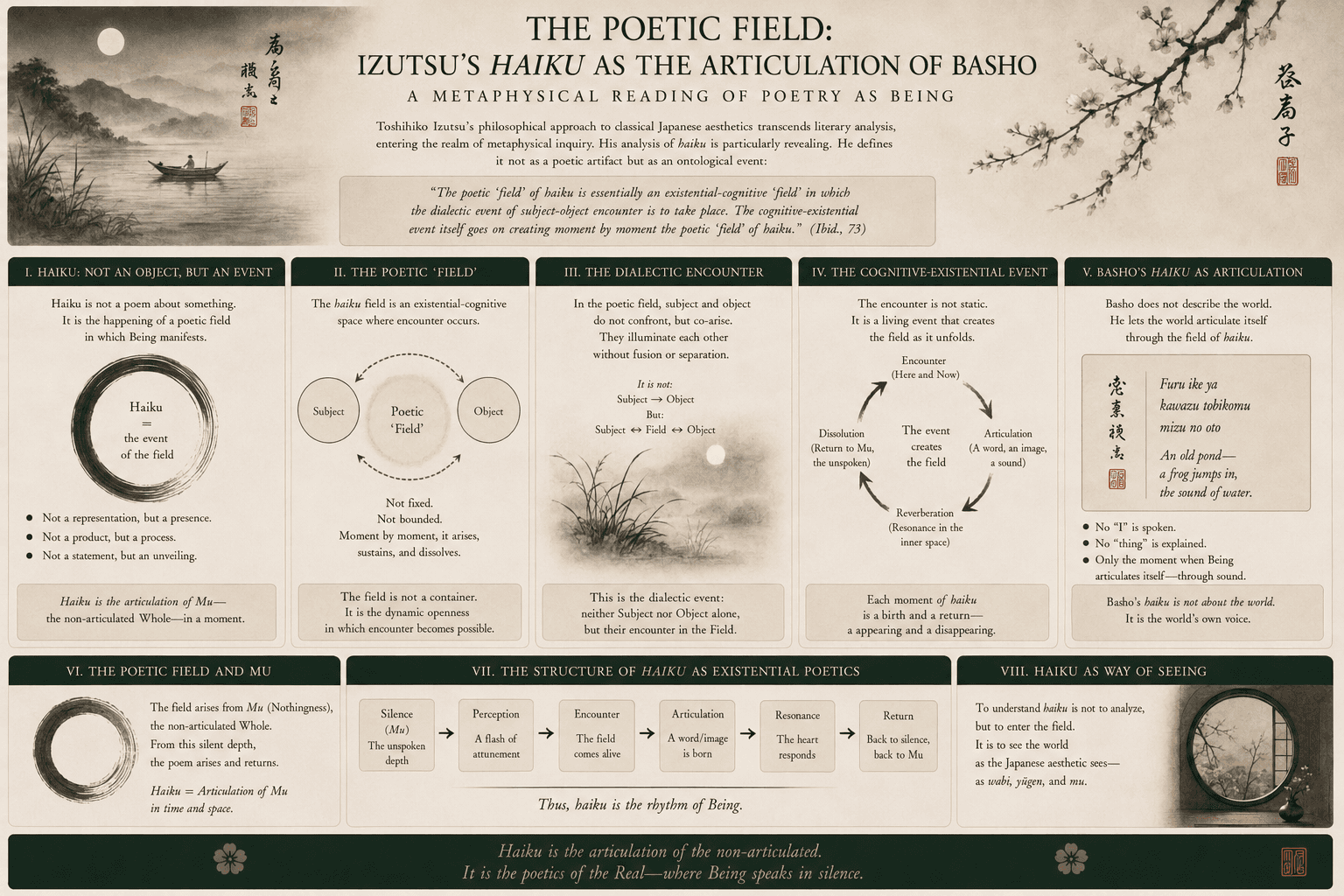 The Poetic Field: Izutsu’s Haiku as the Articulation of Basho