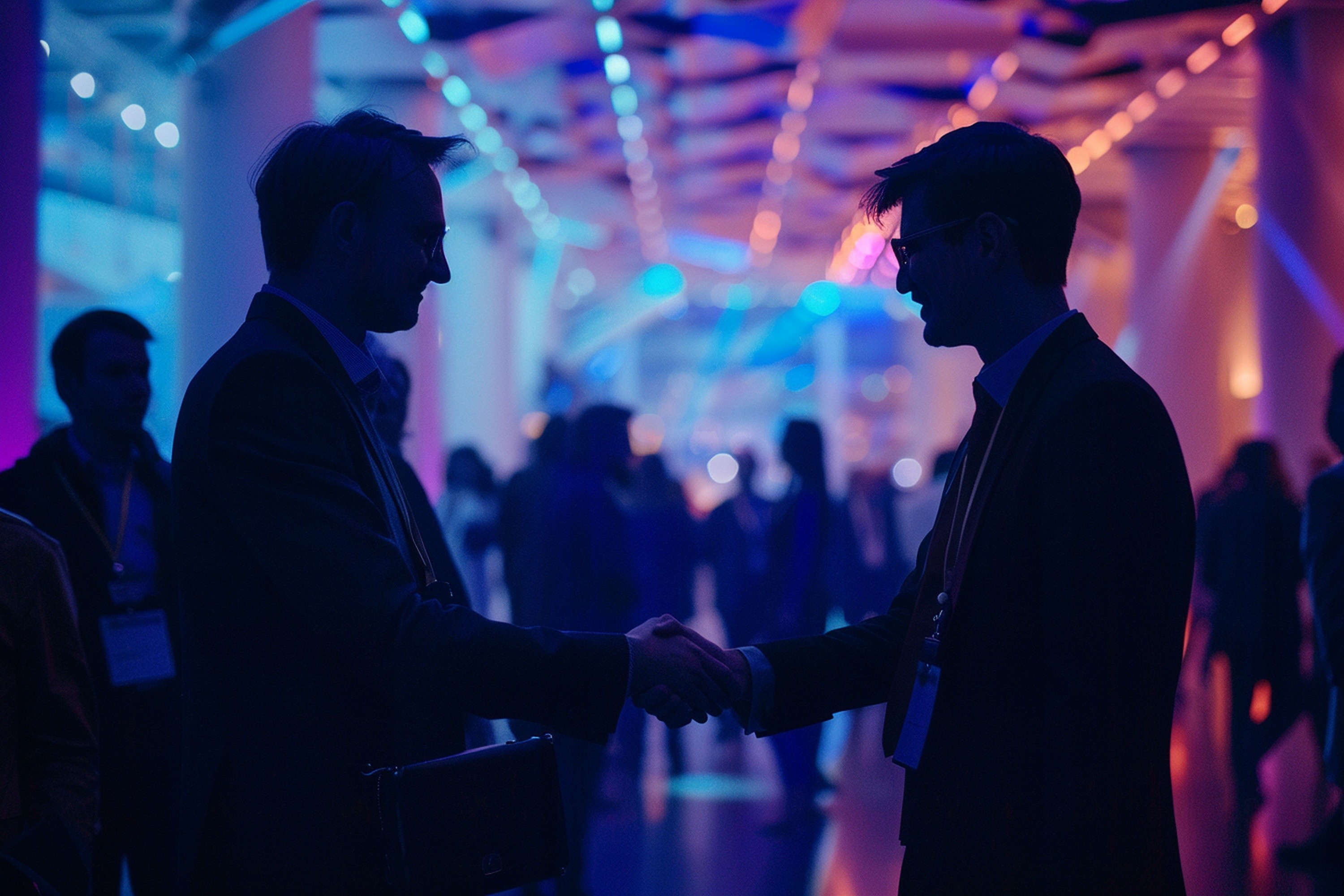 Global healthcare leaders collaborating at MEDICO networking event