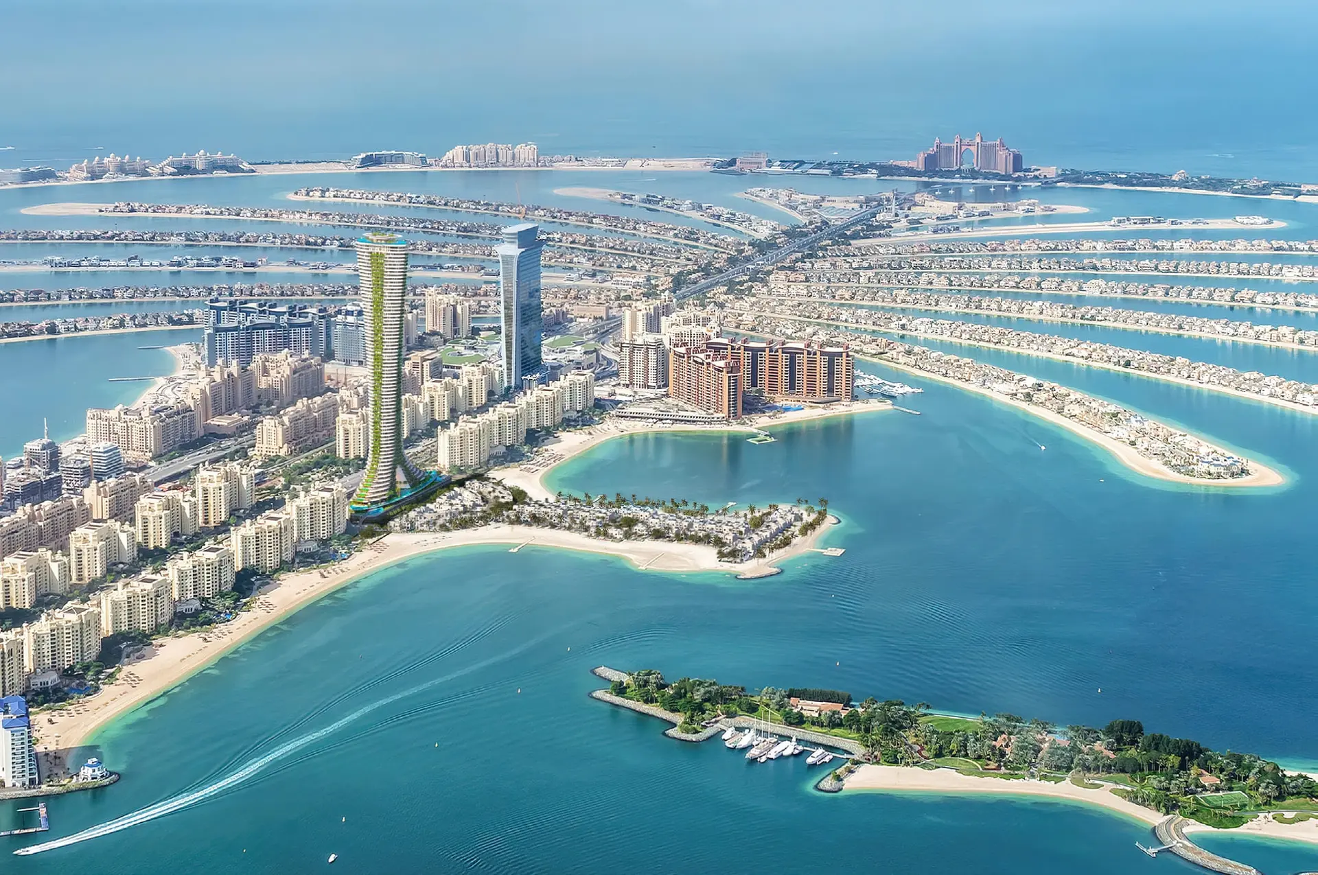 como residences by nakheel developers location map palm jumeirah