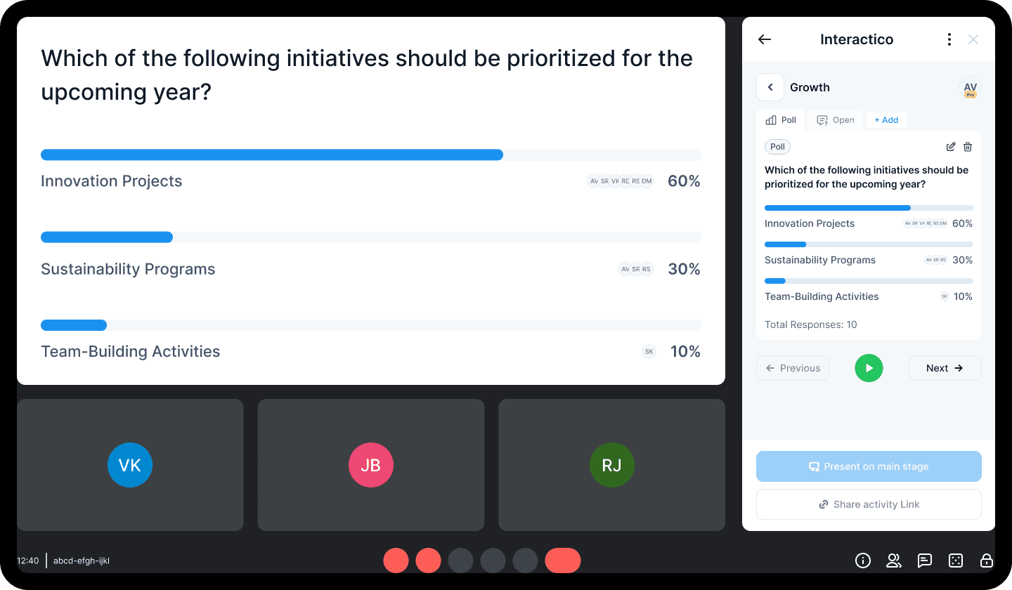 Interactico Dashboard