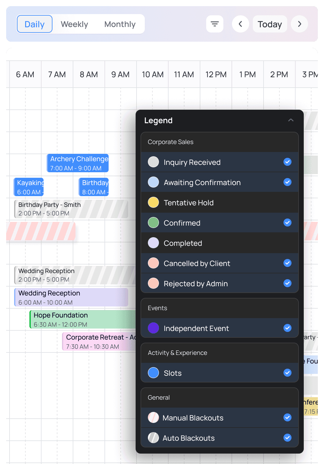 An image of Freelio's project ui