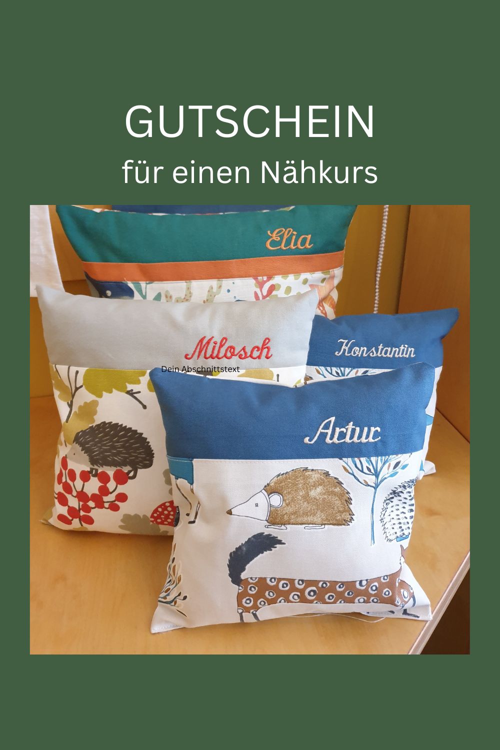Gutschein für Nähkurs