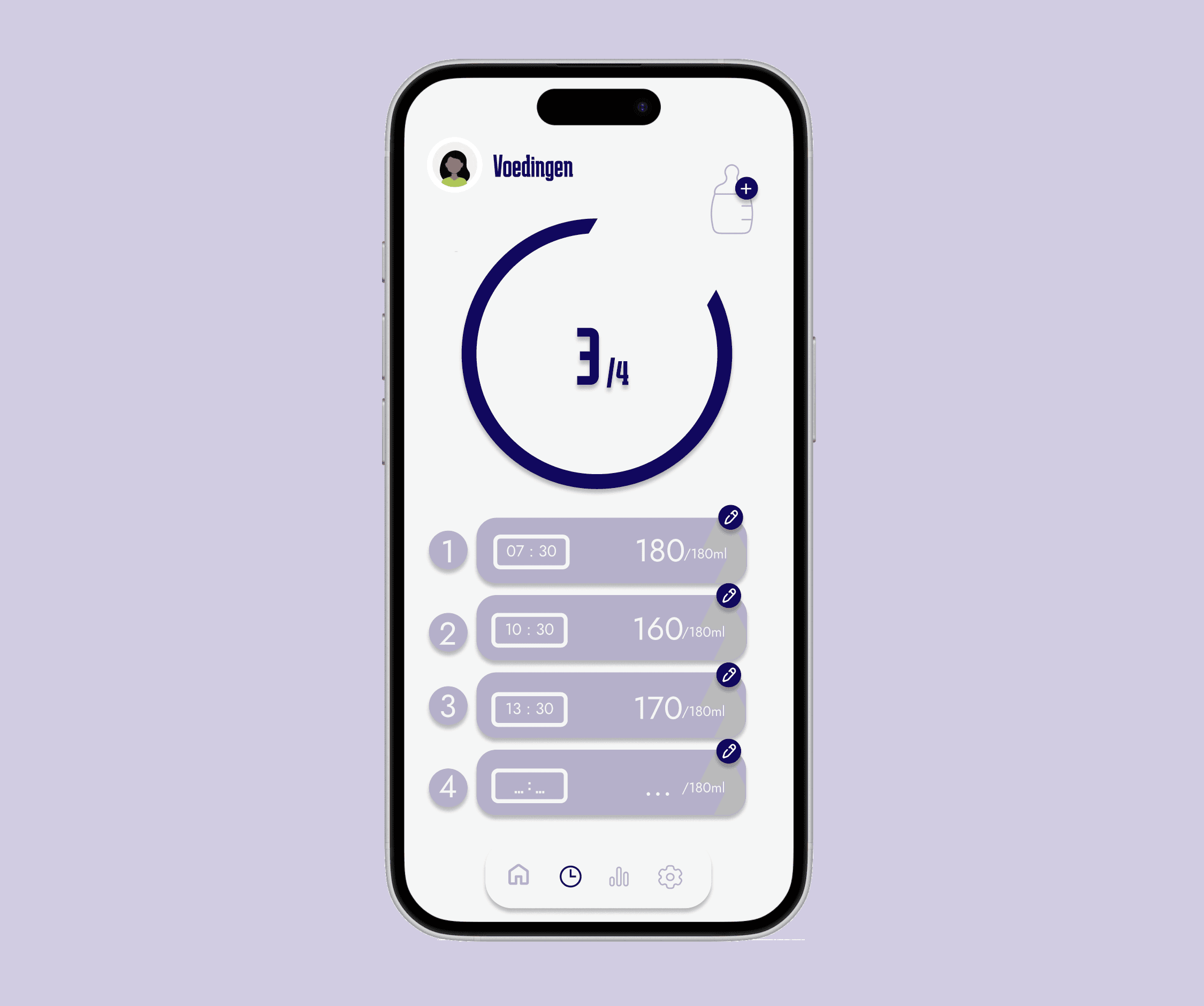Partial view of a black smartphone screen against a purple gradient backdrop, displaying the “Circular” app icon (rounded square with a purple-pink pill logo) next to the Mail app icon, with the time reading 9:41.
