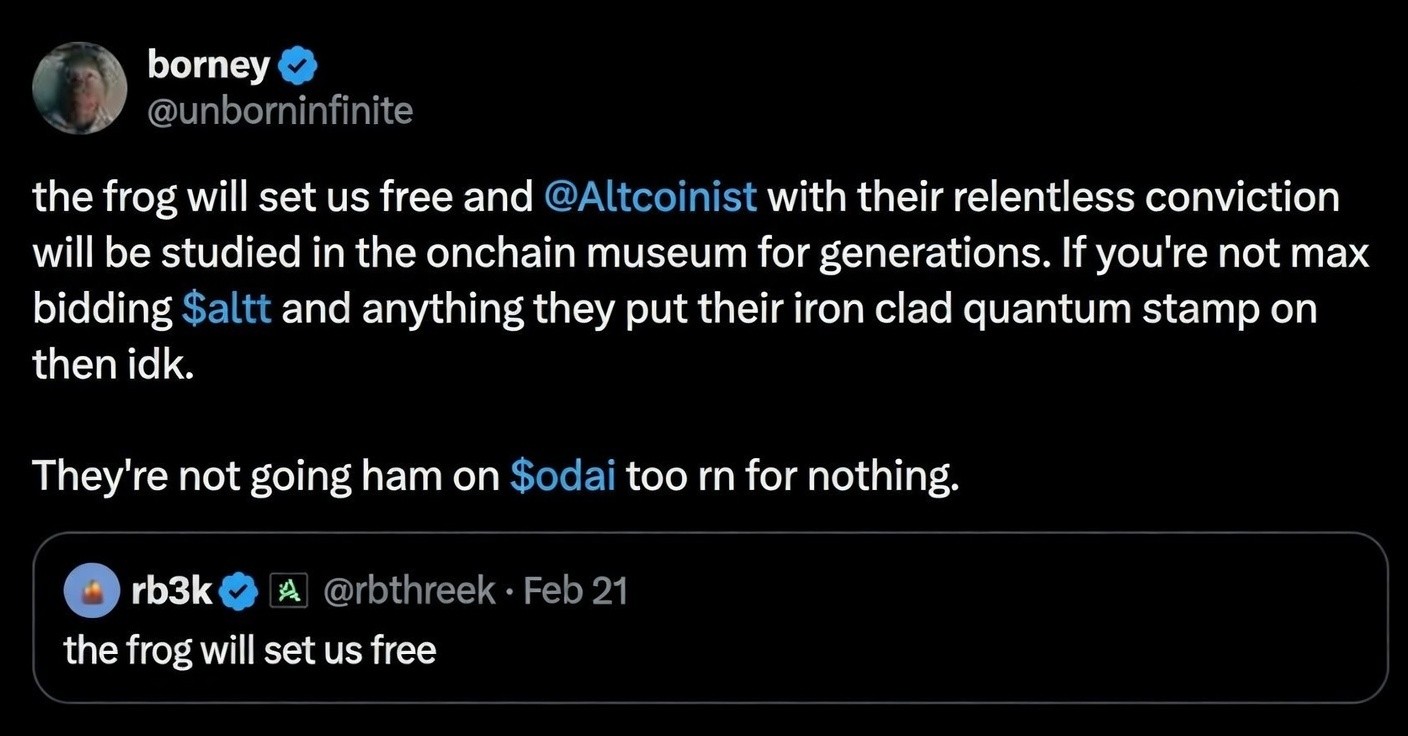 Twitter testimonial screenshot