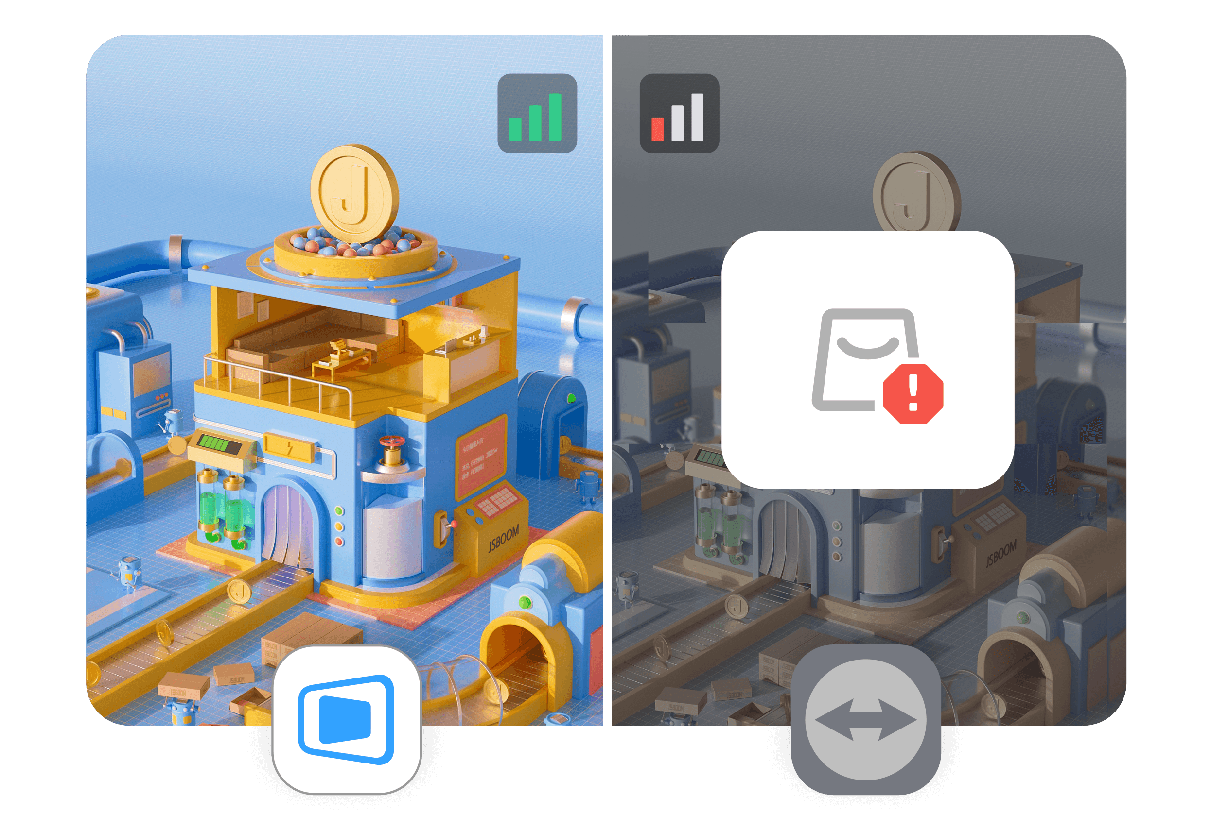 DeskIn Stable Connection & Commercial Use Friendly