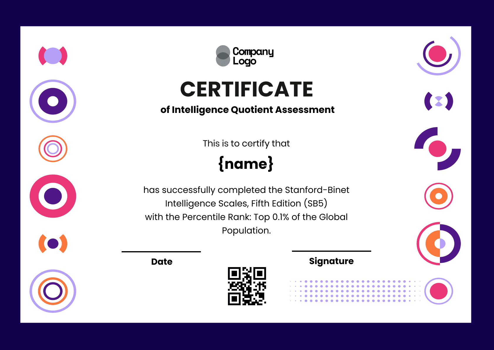 Wauld - Professional and attractive green recognition badge template