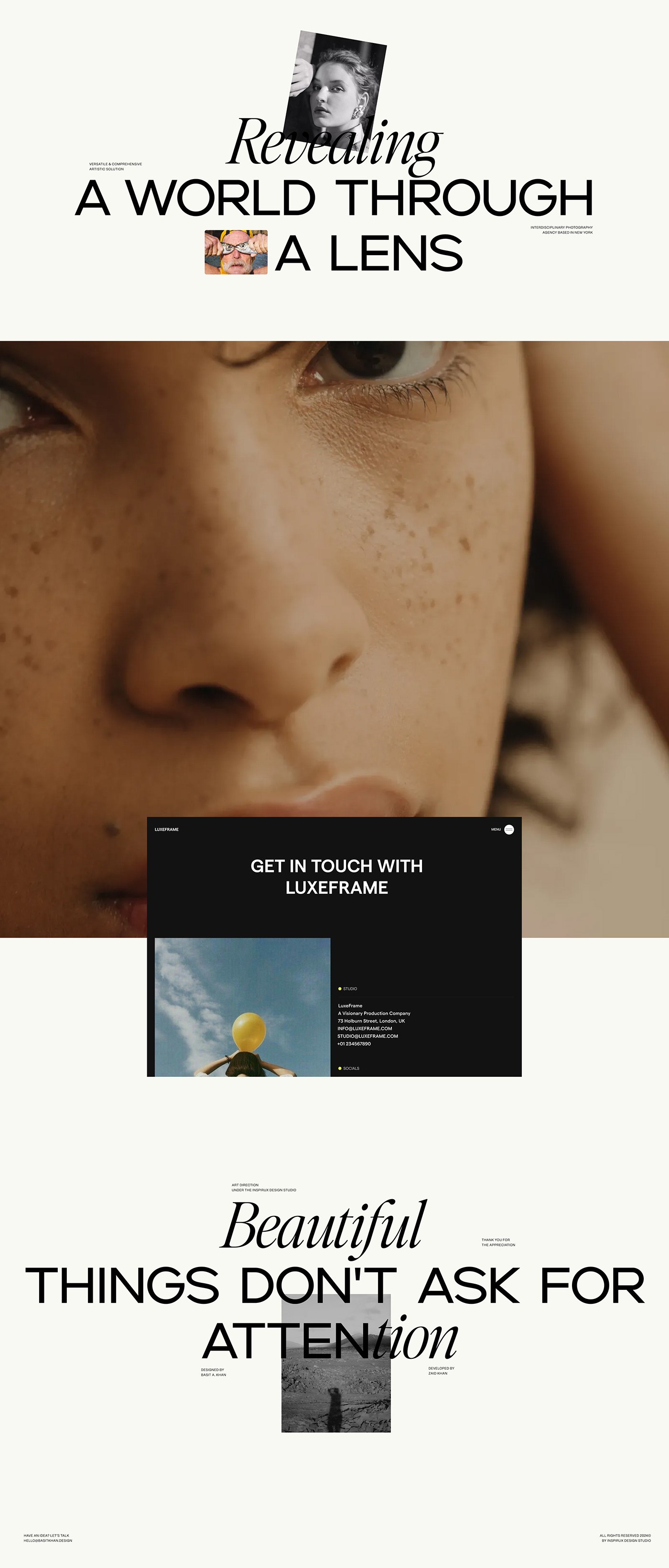 LuxeFrame - Photography Studio