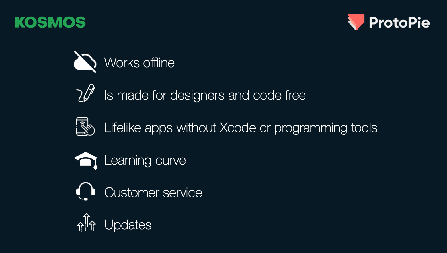 Reasons why Kosmos VFX uses ProtoPie for VFX prototyping.