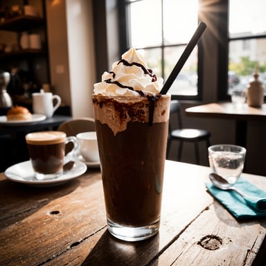 product photography of beverage