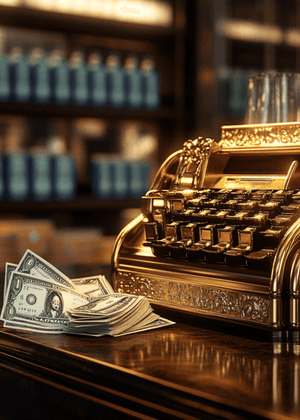 Man in yoga deep breathing eyes closed