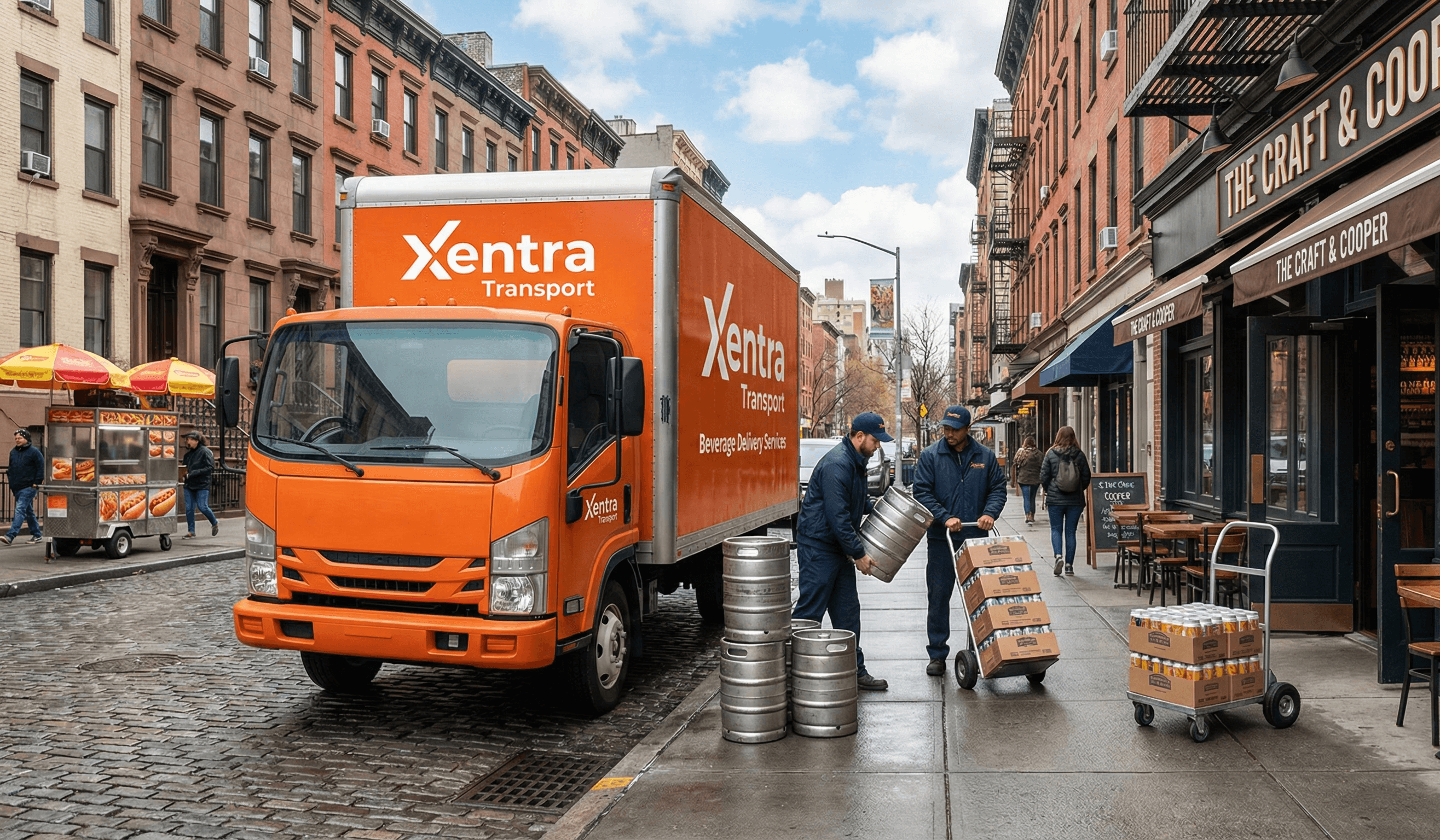 beer and beverage courier service for NYC businesses