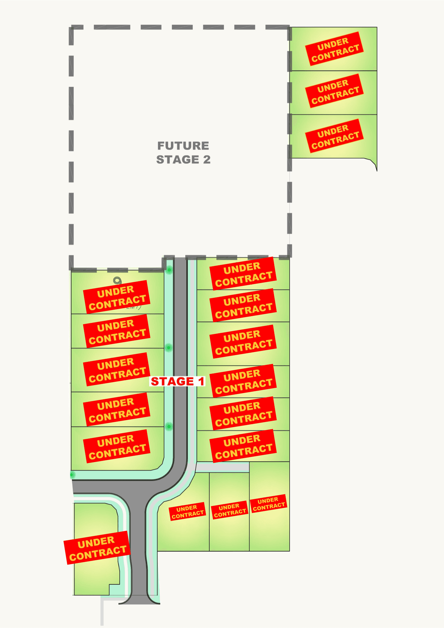 Golden Horizon Estate Stage 1 Plan