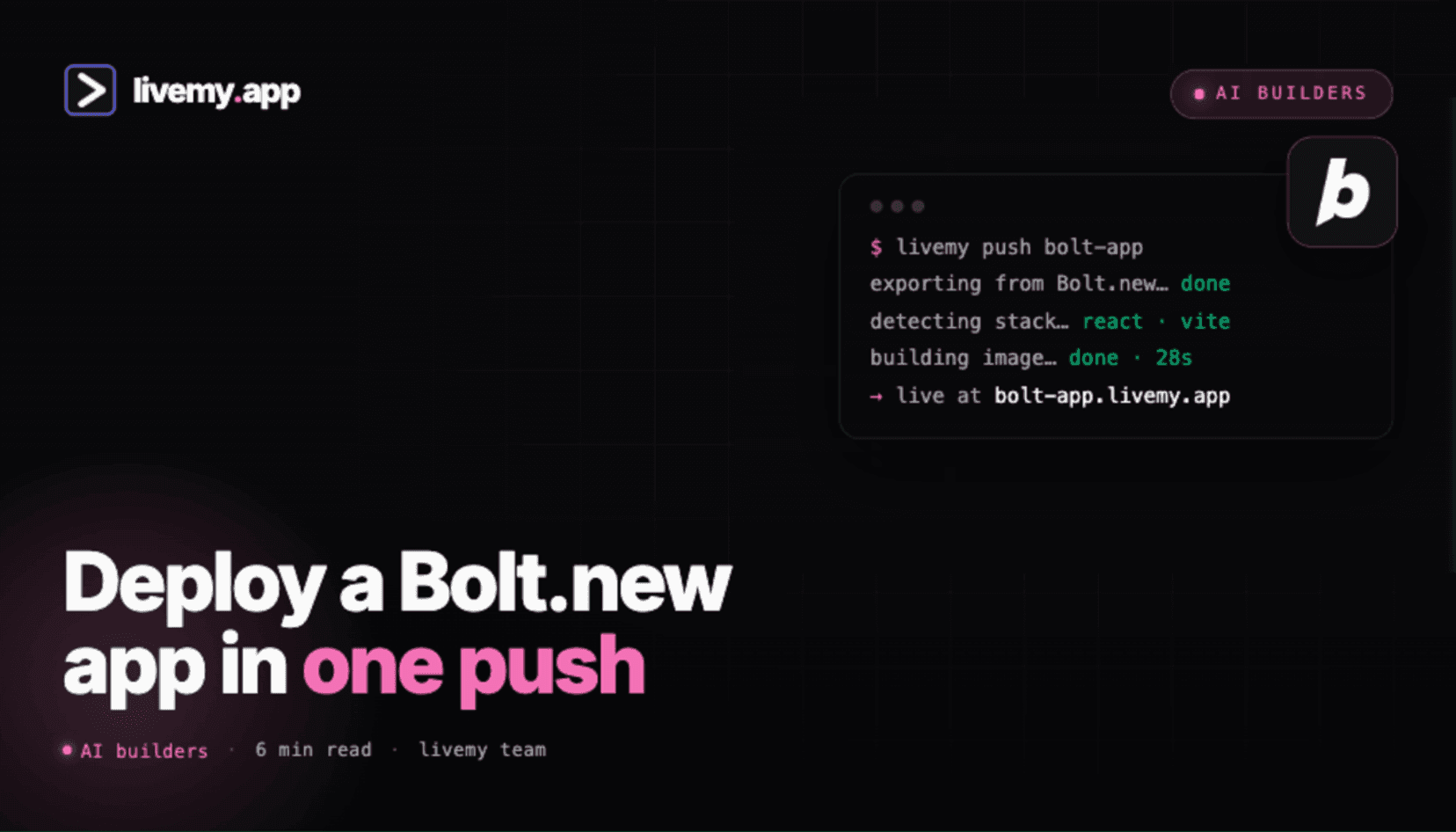 How to deploy a Bolt.new app to production (2026)