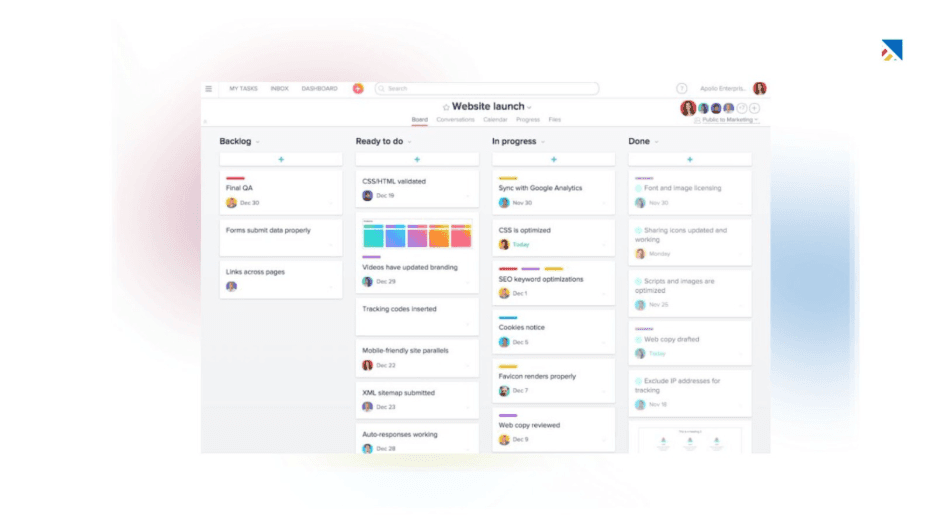 Asana: Best for Agile Teams and Cross-Functional Collaboration&nbsp;