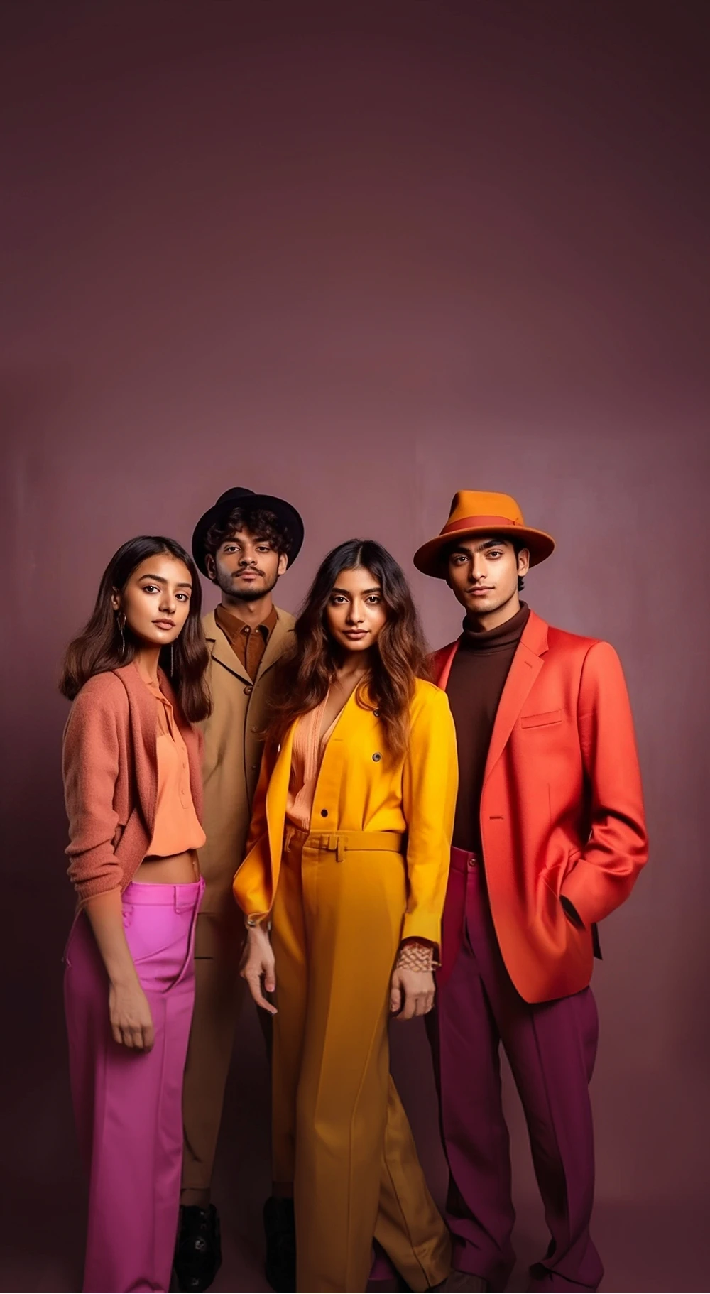 Women in Orange BG