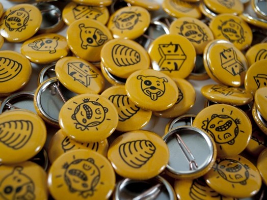 block party design badge