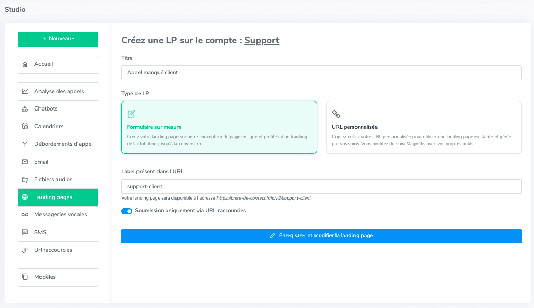 Gestion des modèles