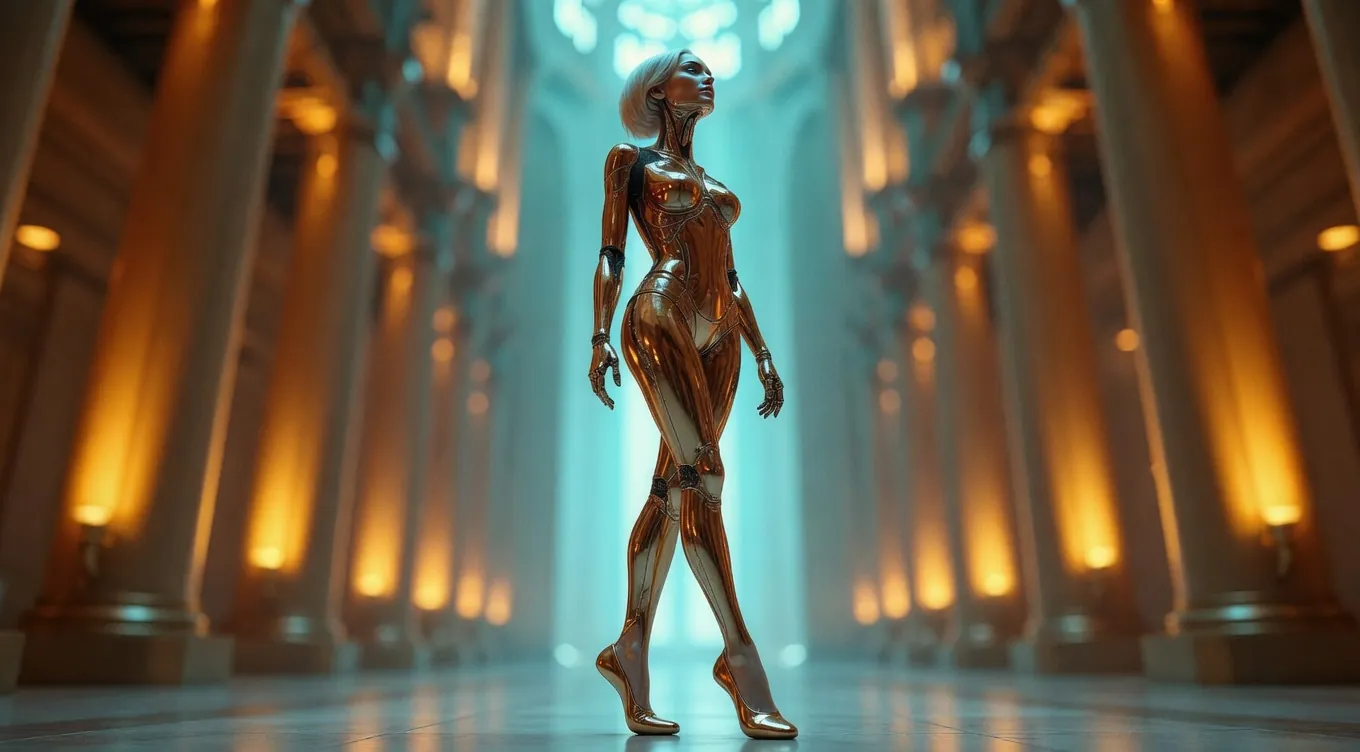 FLUX in cathedral hall, regal sovereign mood