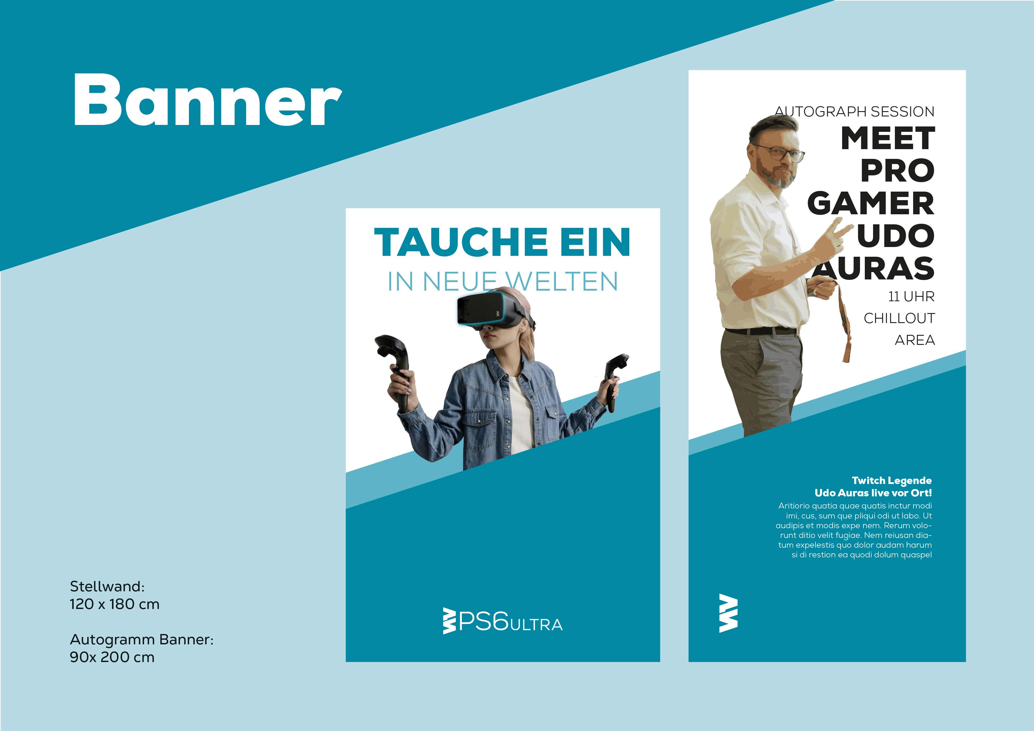 Bannerentwürfe 