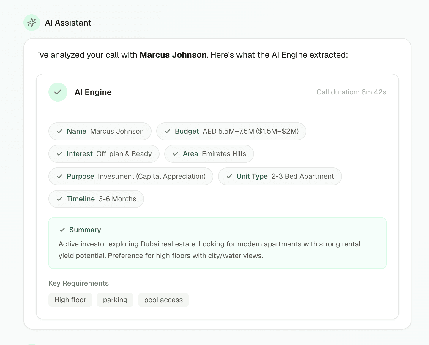 AI suggesting actions like "Optimize onboarding flow" and "Raise pricing tier" based on user data.