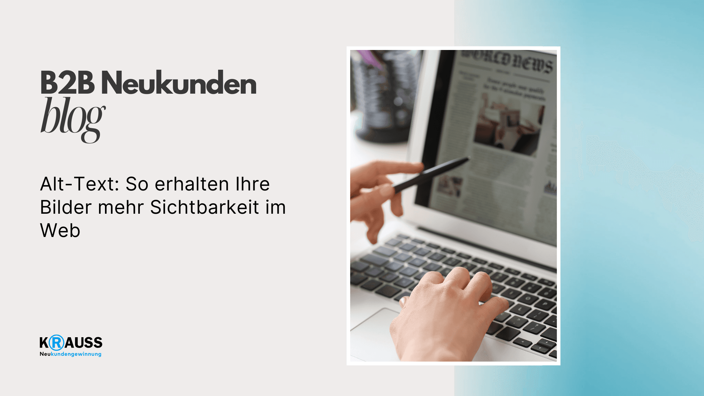 Alt-Text: So erhalten Ihre Bilder mehr Sichtbarkeit im Web