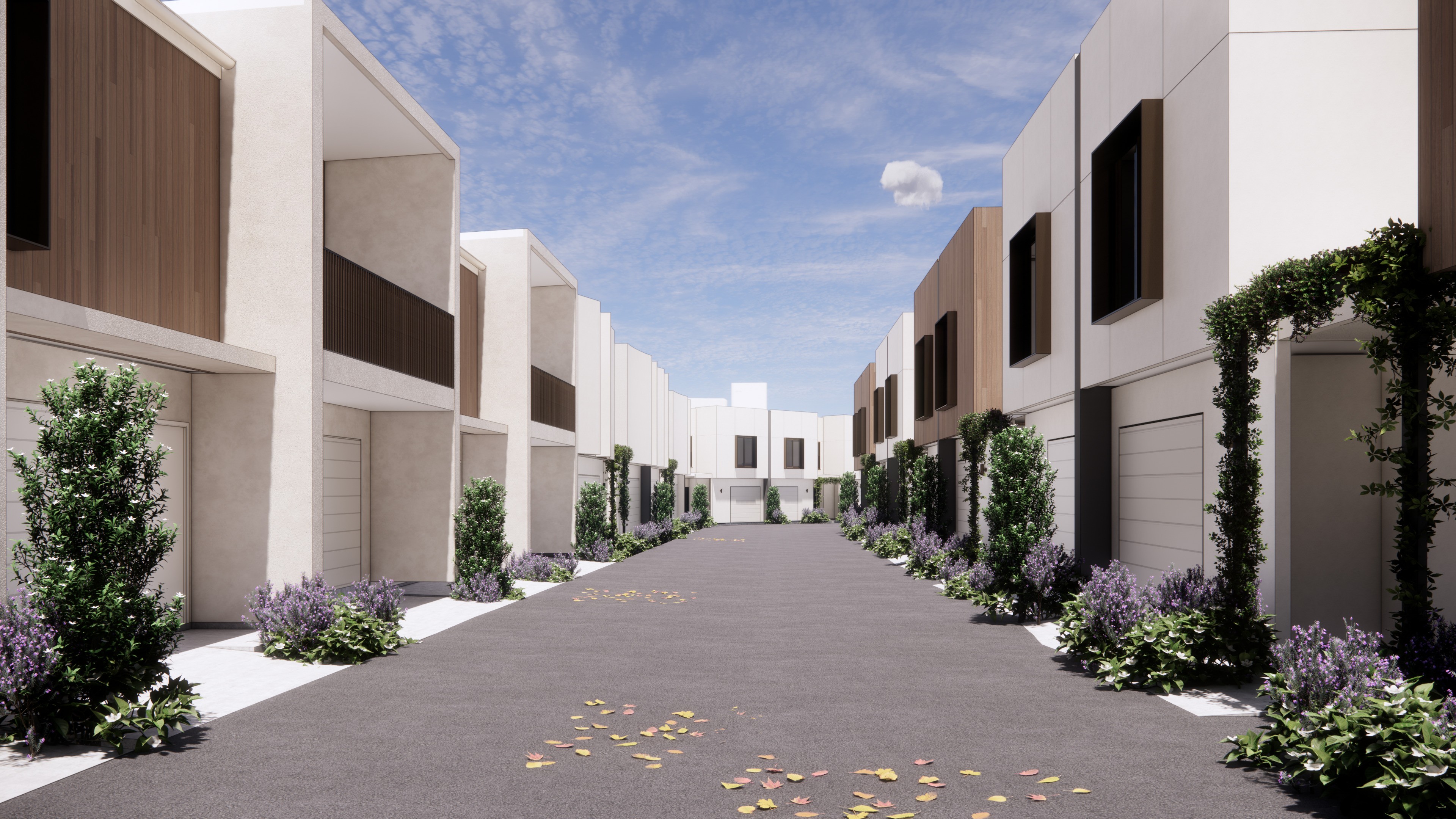 Rear view of Jacaranda House in Brisbane