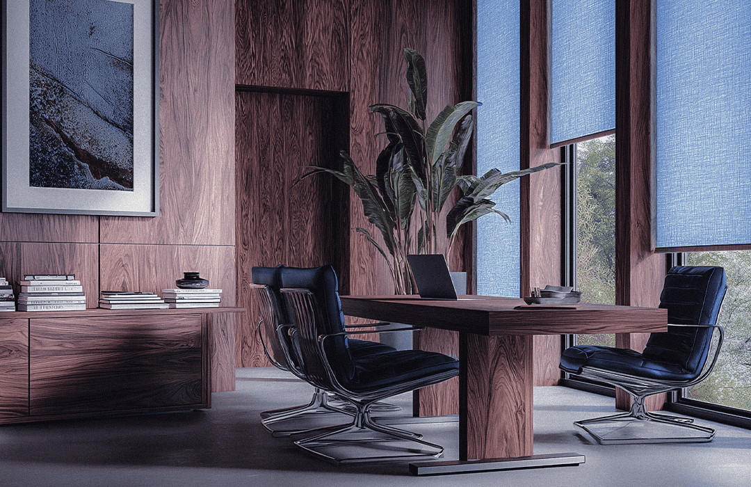 Escritório executivo ilustrando o que é roi