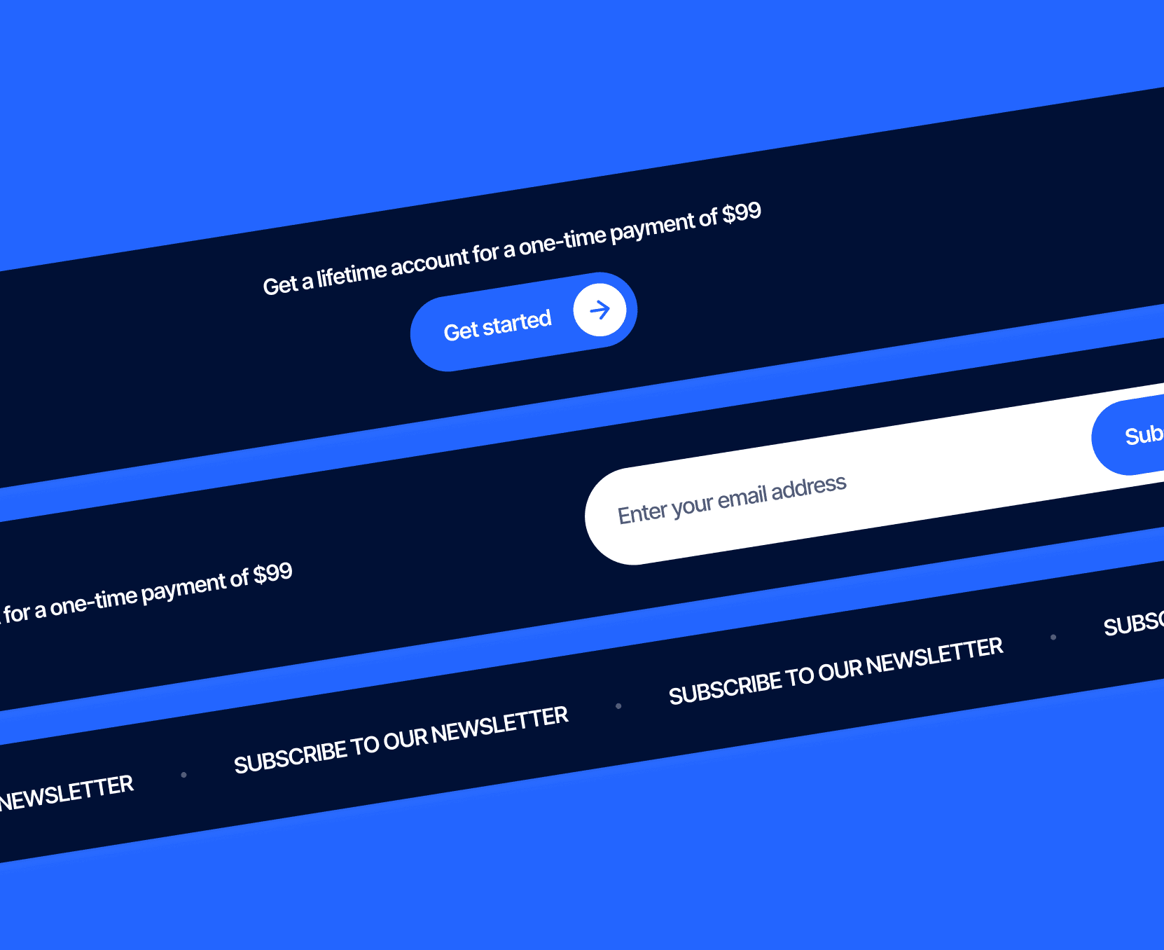 Investflow - 3 Notification Bars Included - Investing Firm Framer Template